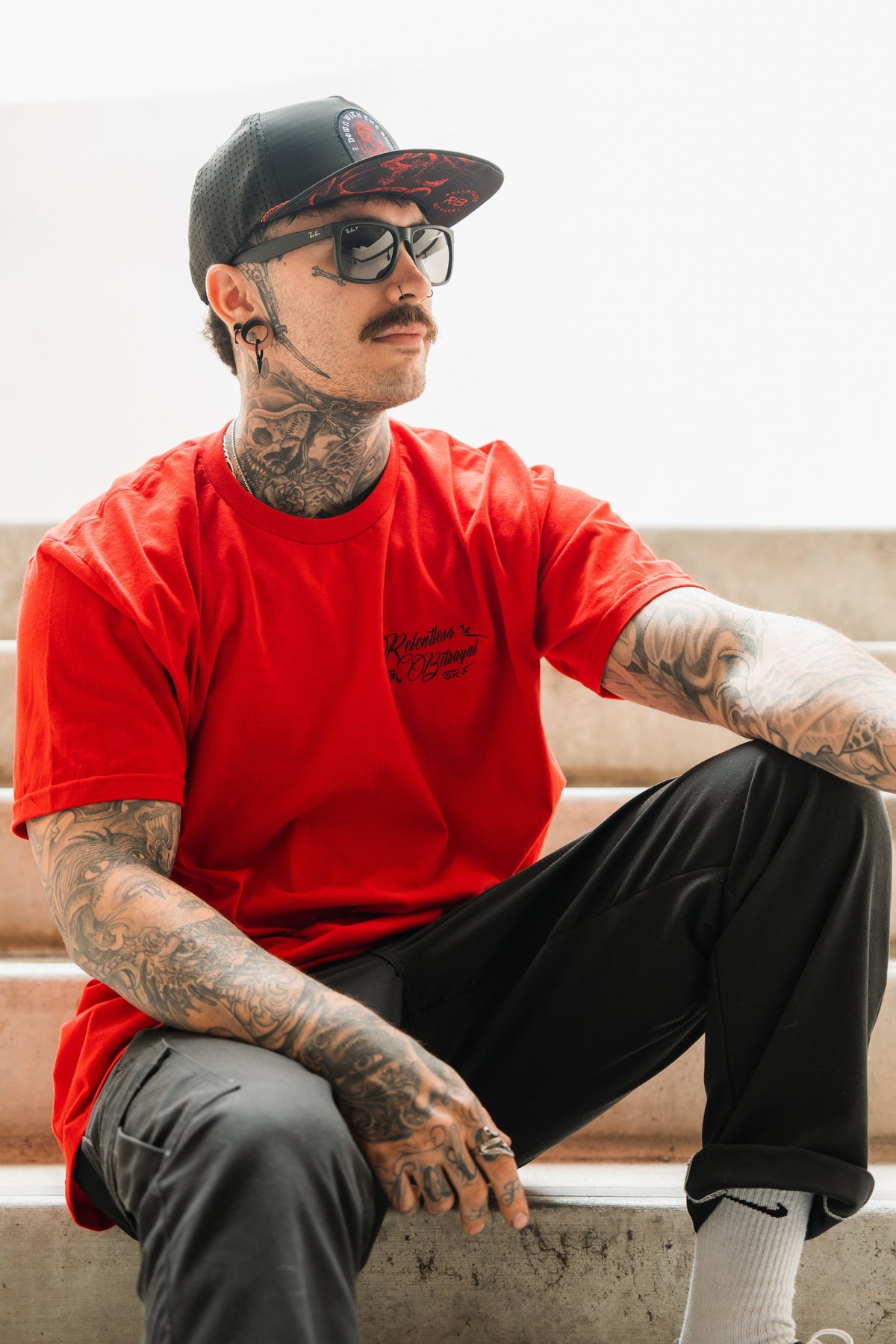 Ship Wreck Red T-Shirt