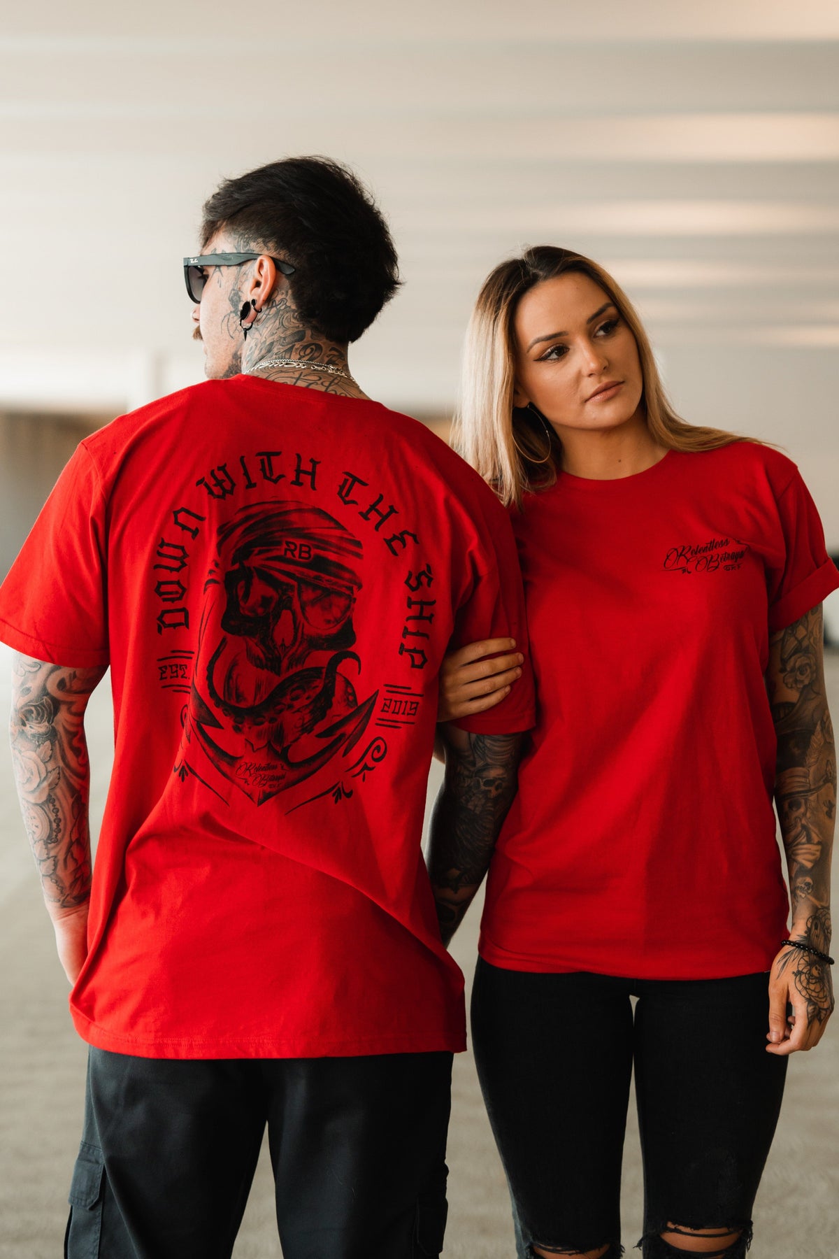 Ship Wreck Red T-Shirt
