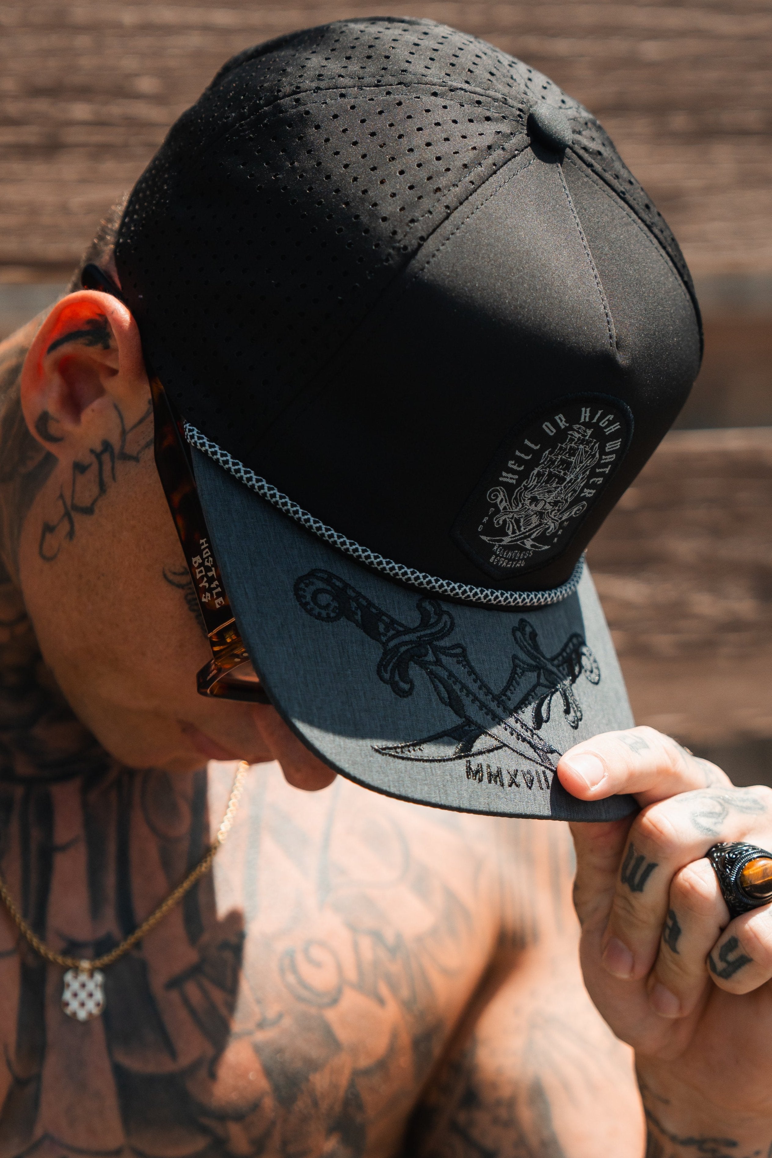 Hell or High Water Gray Snapback