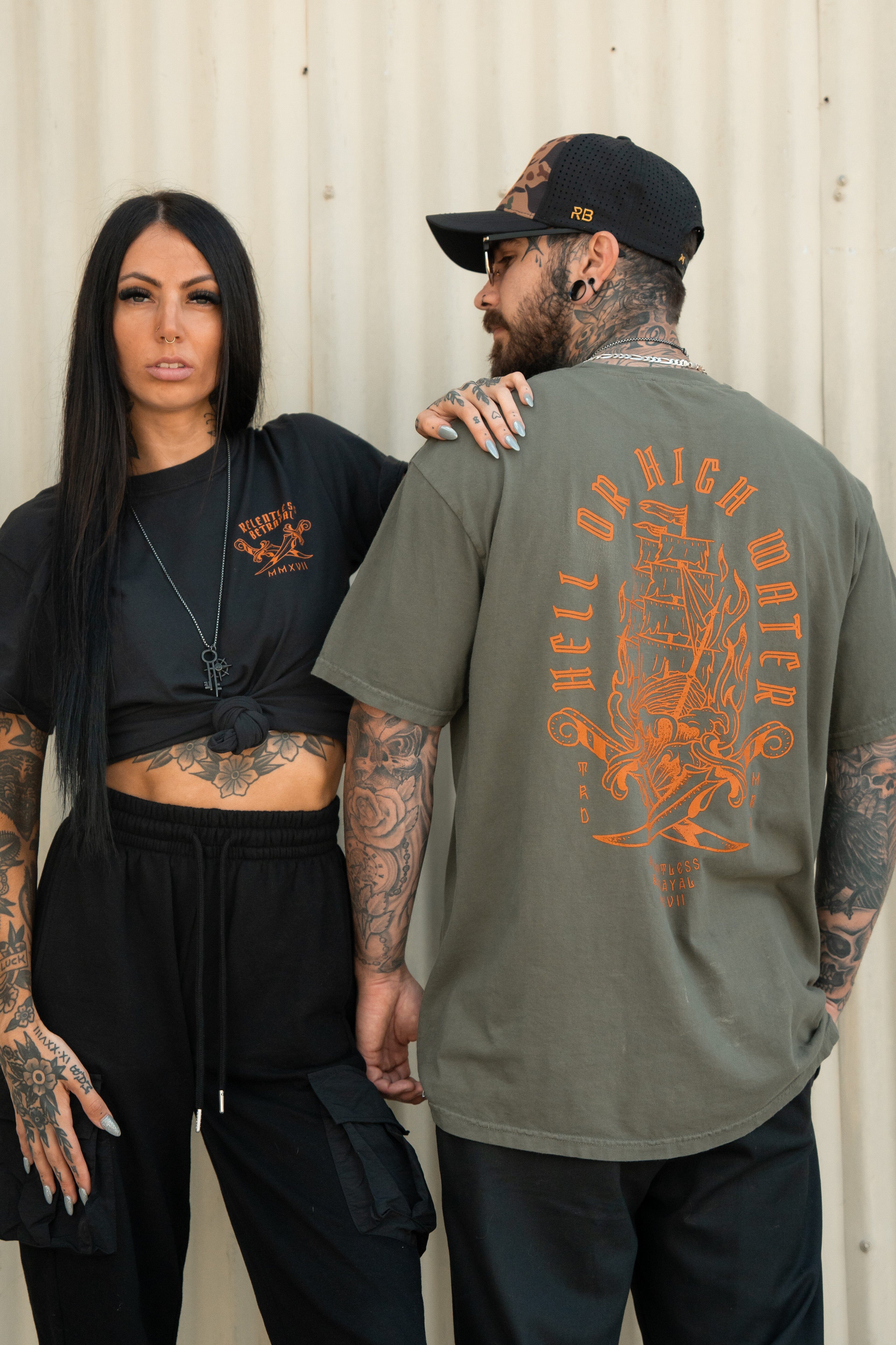Hell or High Water Premium Olive T-Shirt