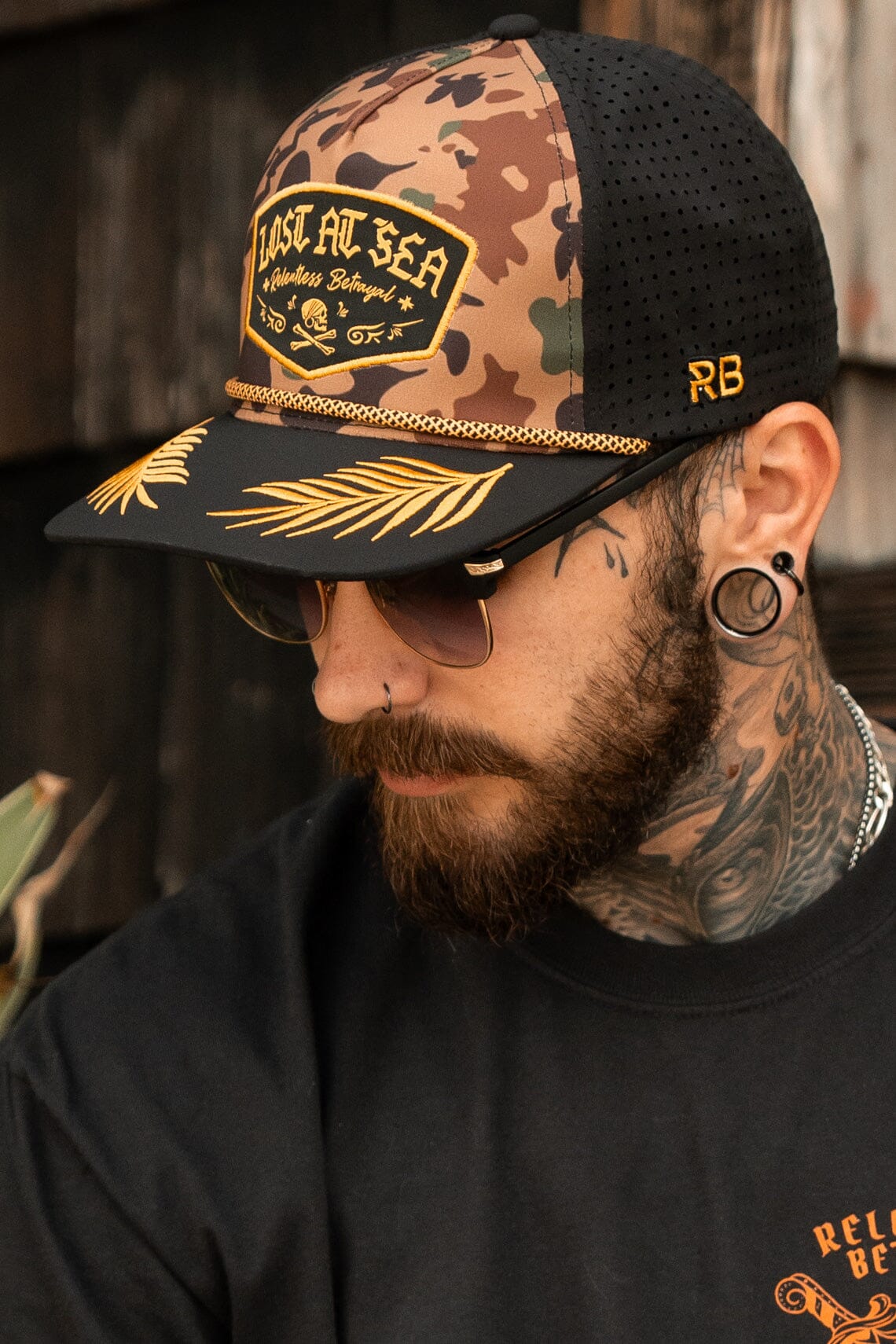 Lost At Sea Frog Camo Snapback