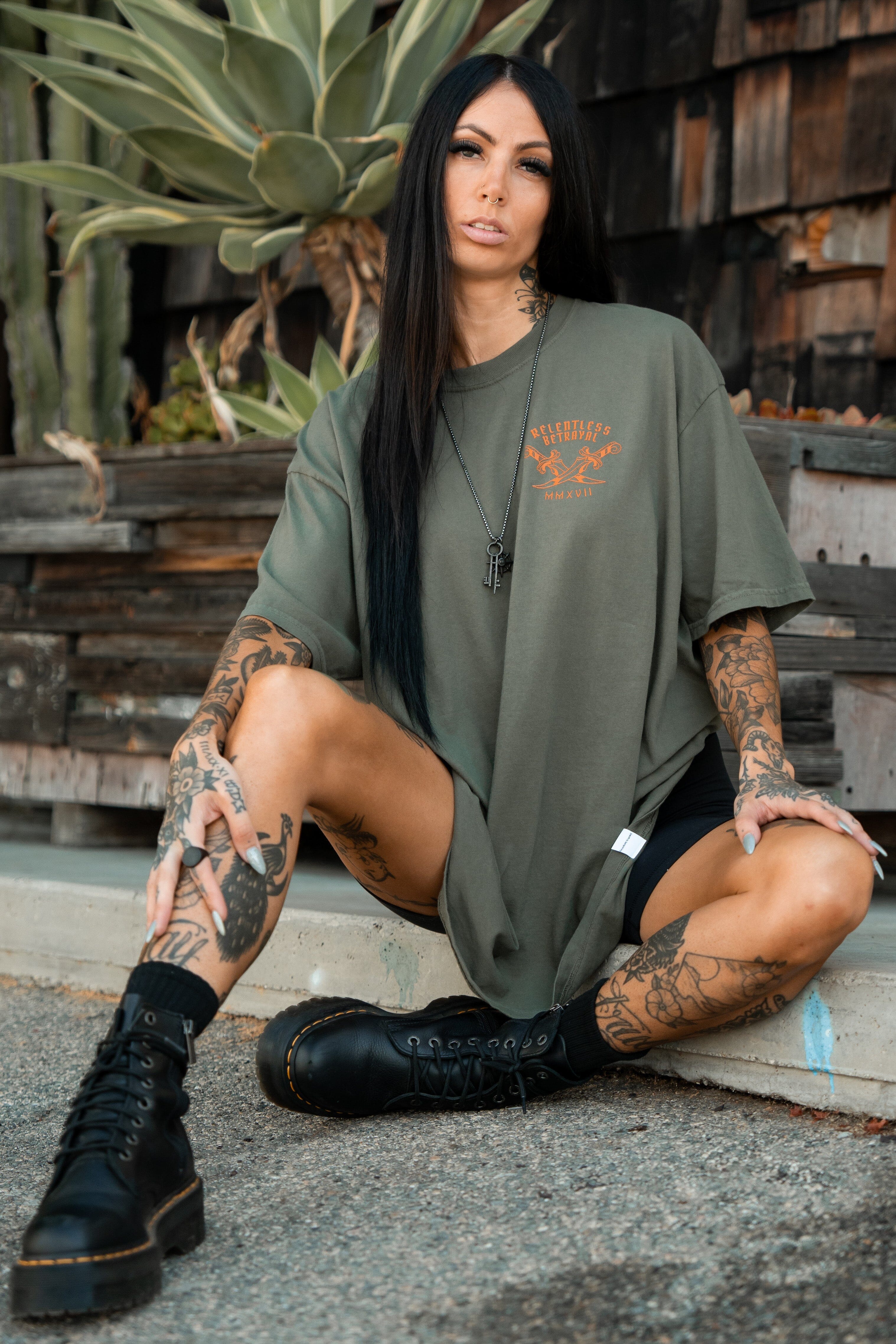 Hell or High Water Premium Olive T-Shirt