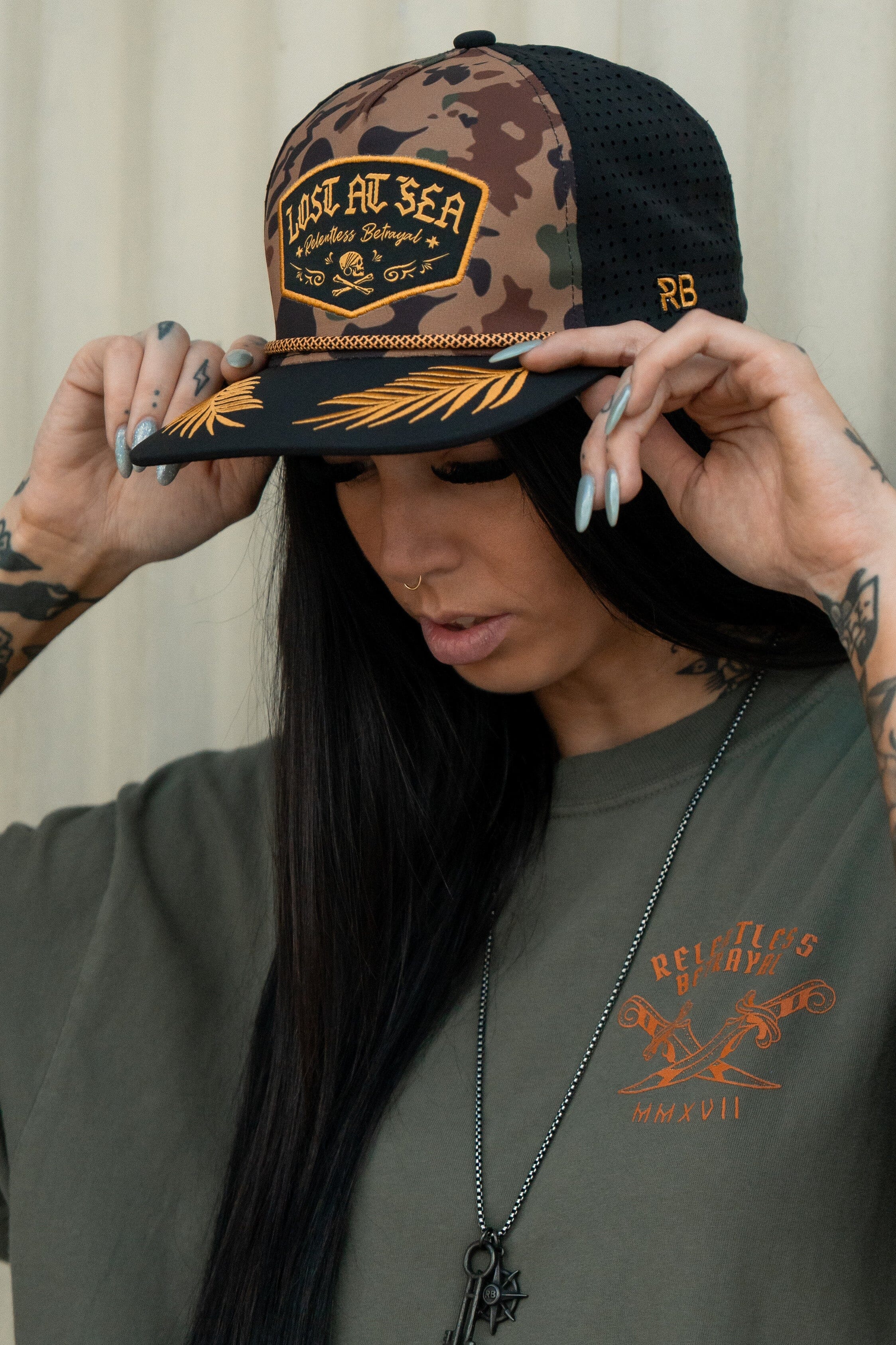Lost At Sea Frog Camo Snapback