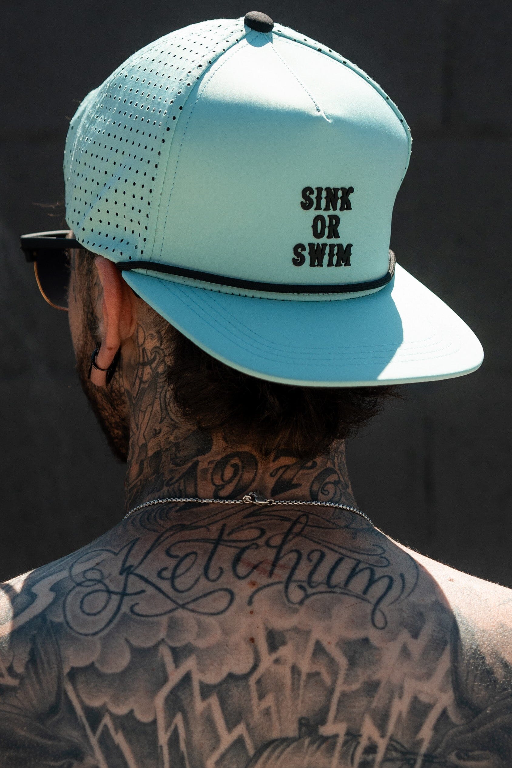 Sink Or Swim Sea Foam PVC Snapback