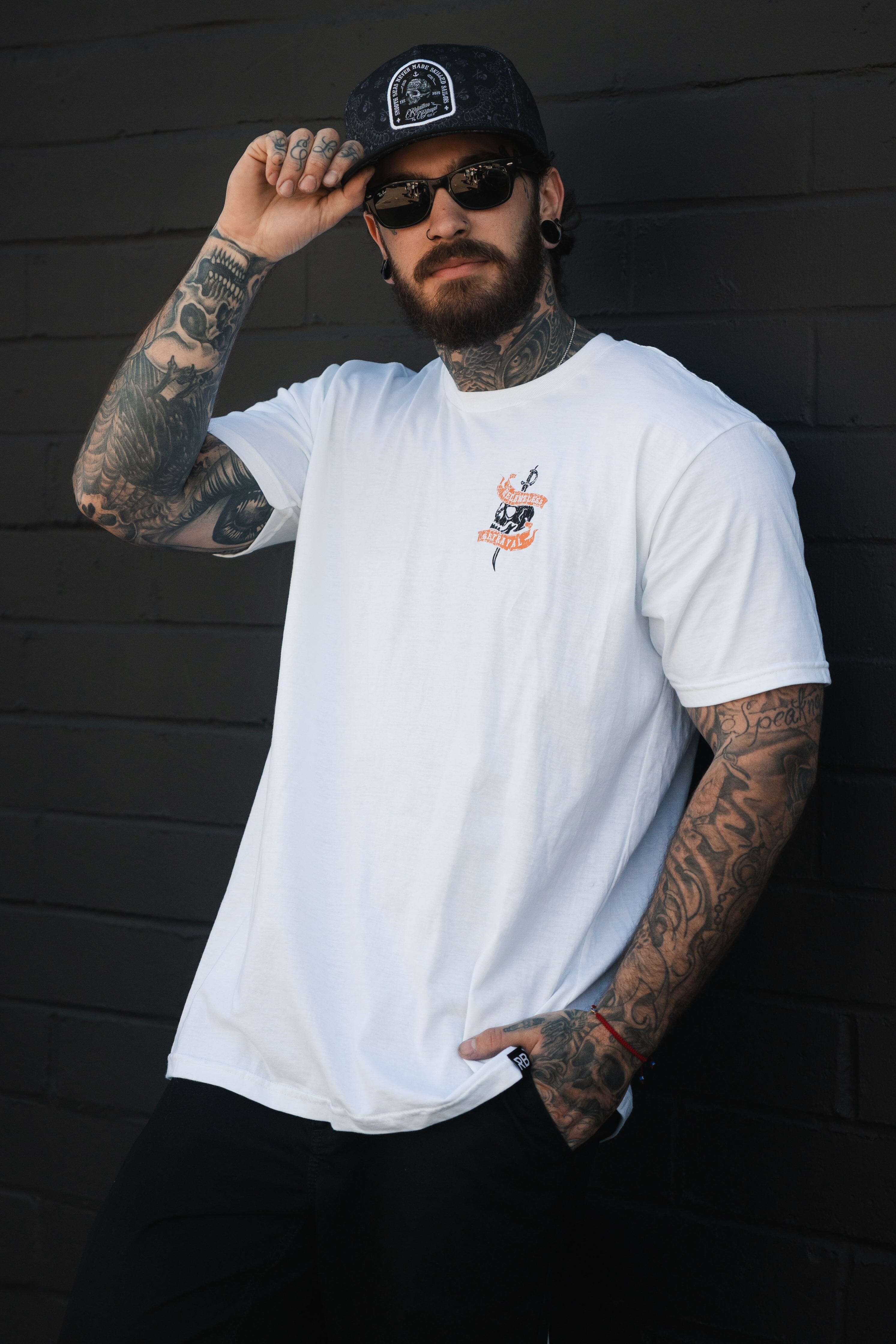 Dead Reckoning White T-Shirt