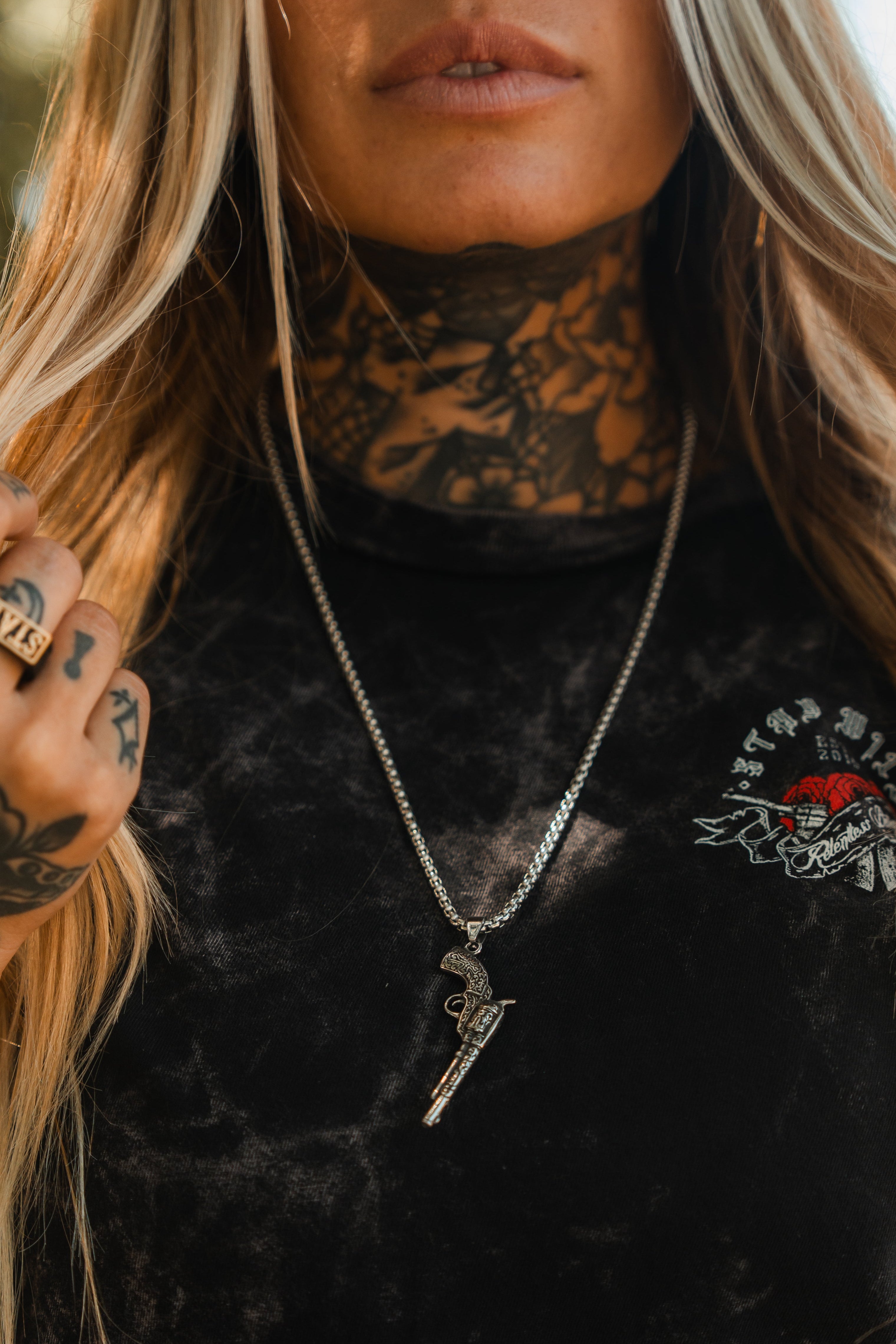 Outlaw Colt 45 Necklace
