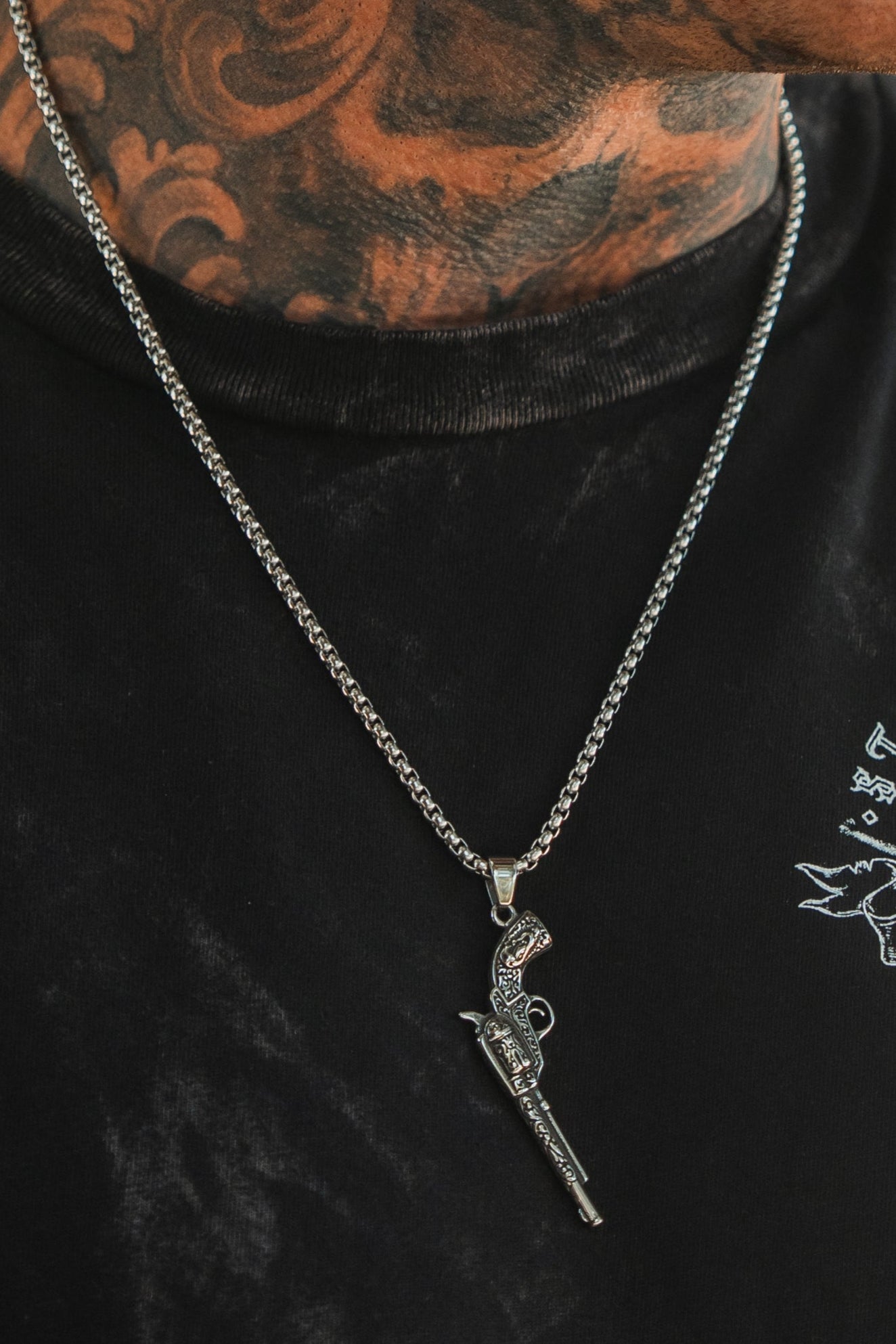 Outlaw Colt 45 Necklace