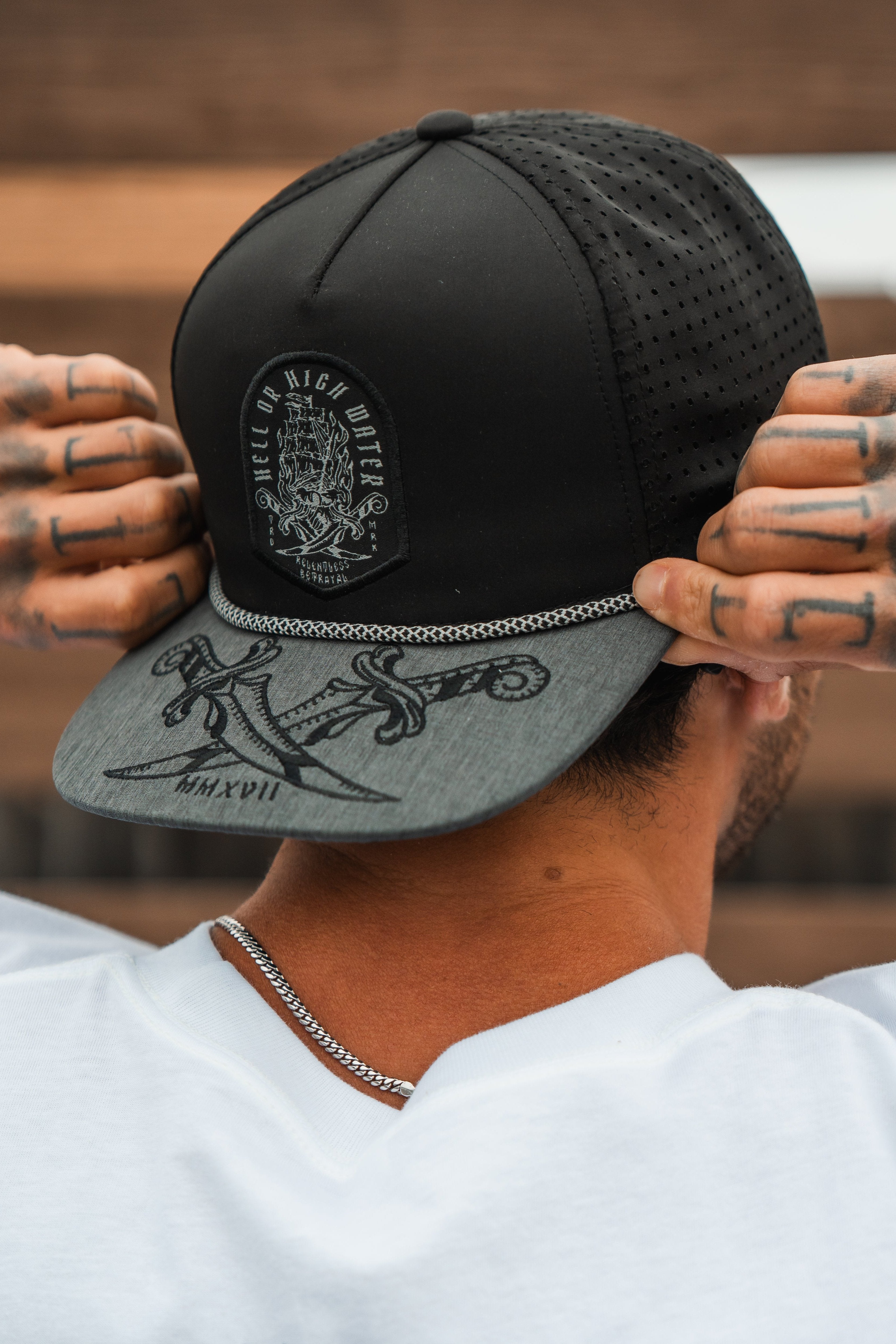 Hell or High Water Gray Snapback