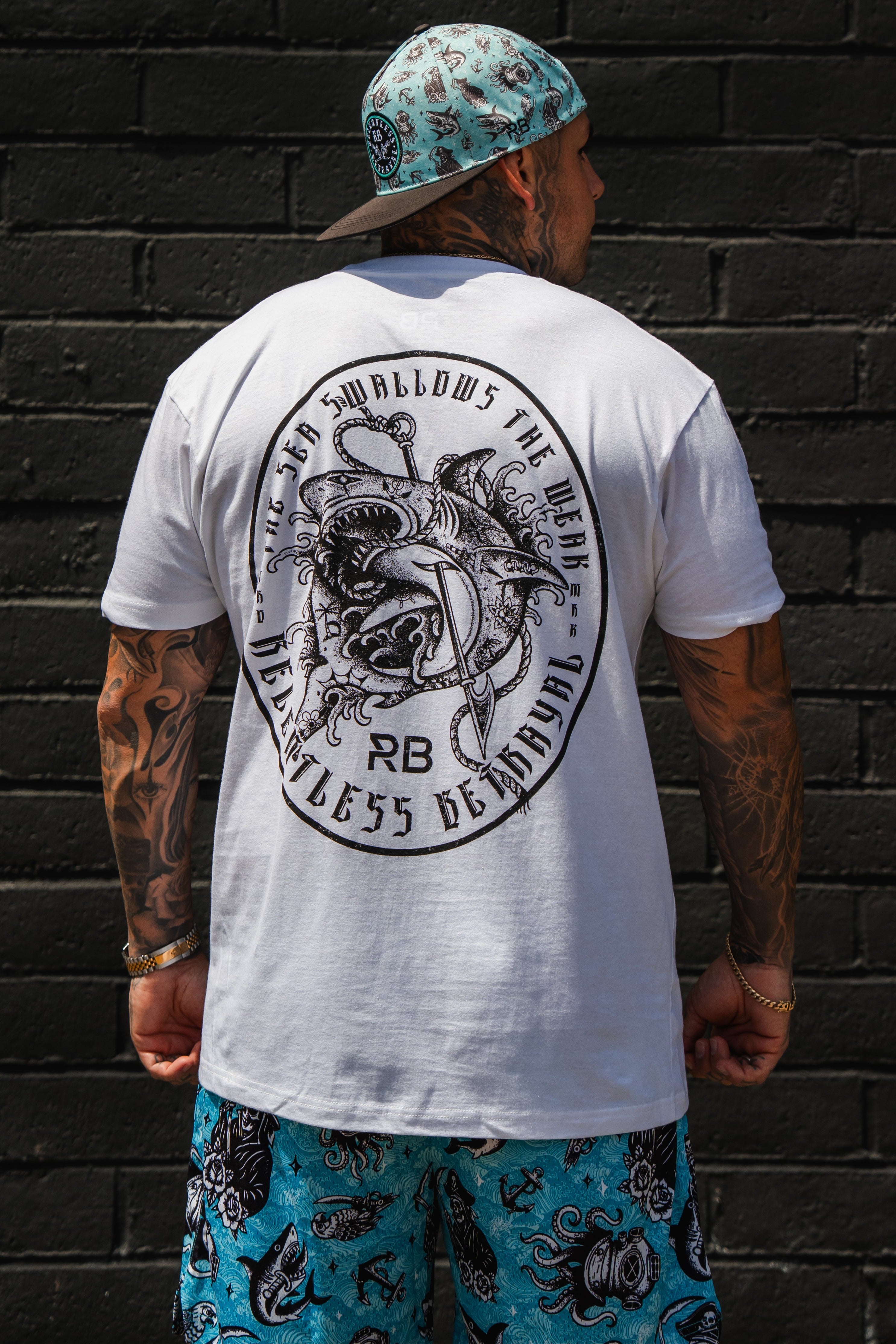 Sea Swallows The Weak White T-Shirt