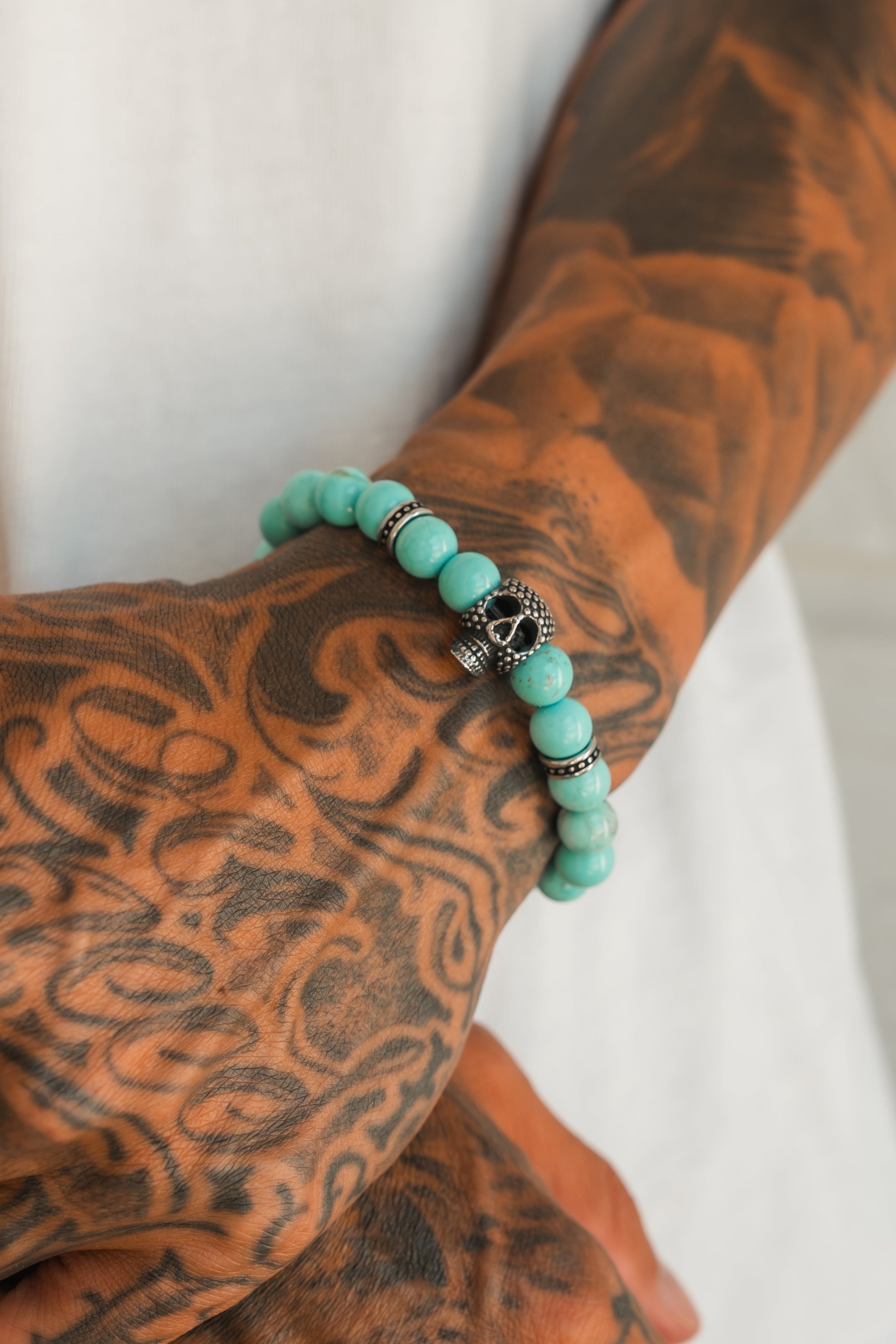 Day of the Dead Bead Bracelet
