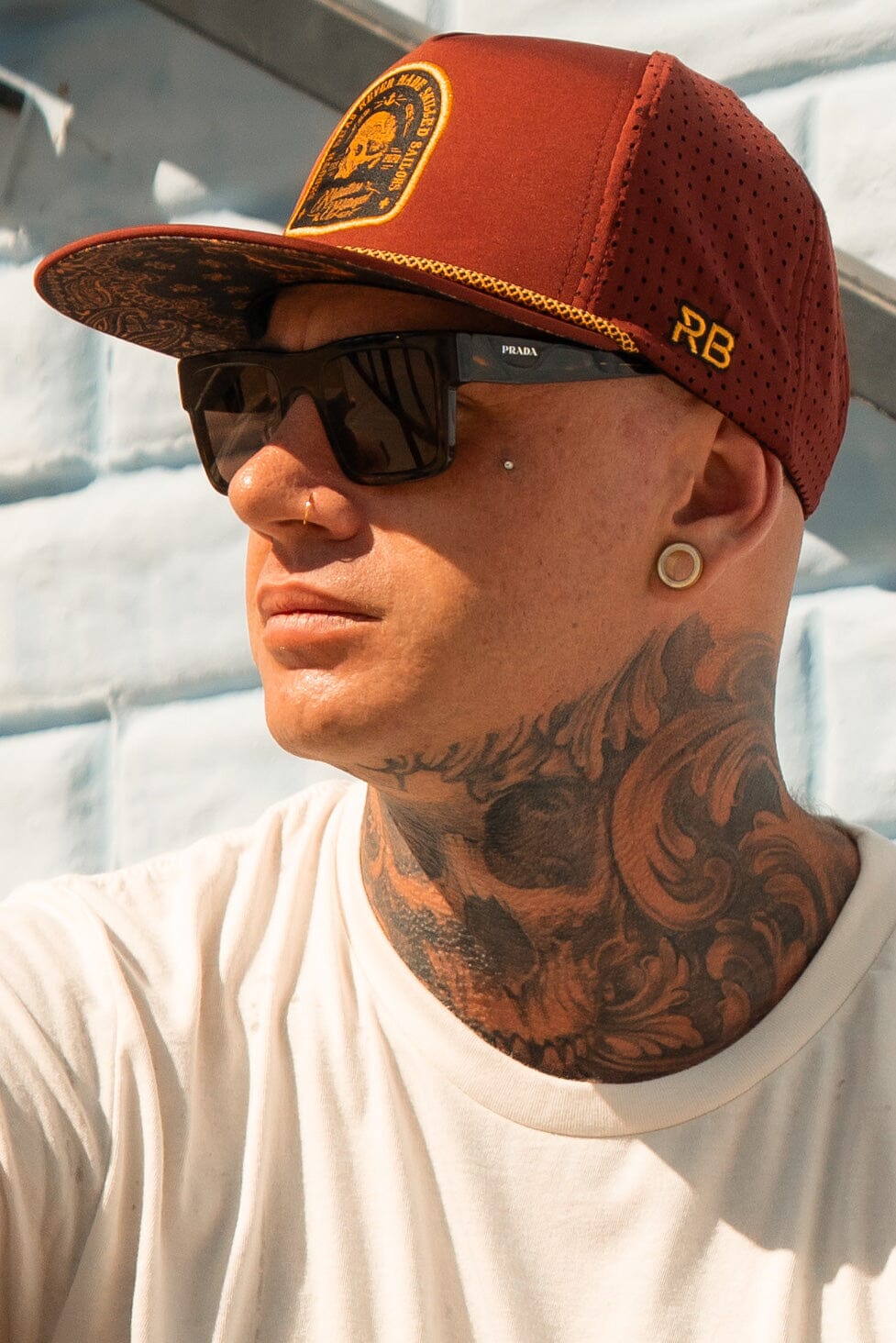 Skilled Sailor Burgundy Snapback