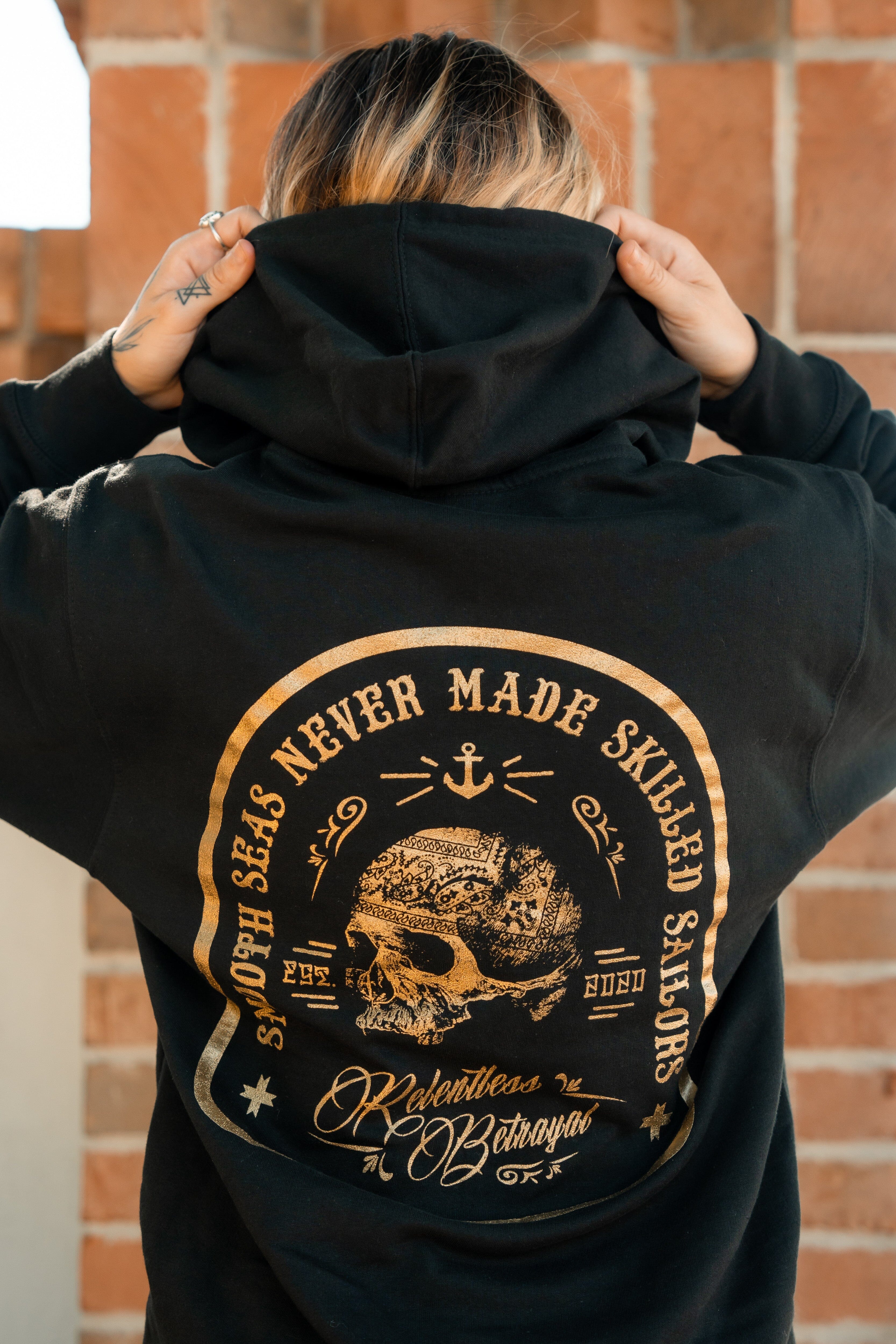 Skilled Sailor Gold Foil Hoodie