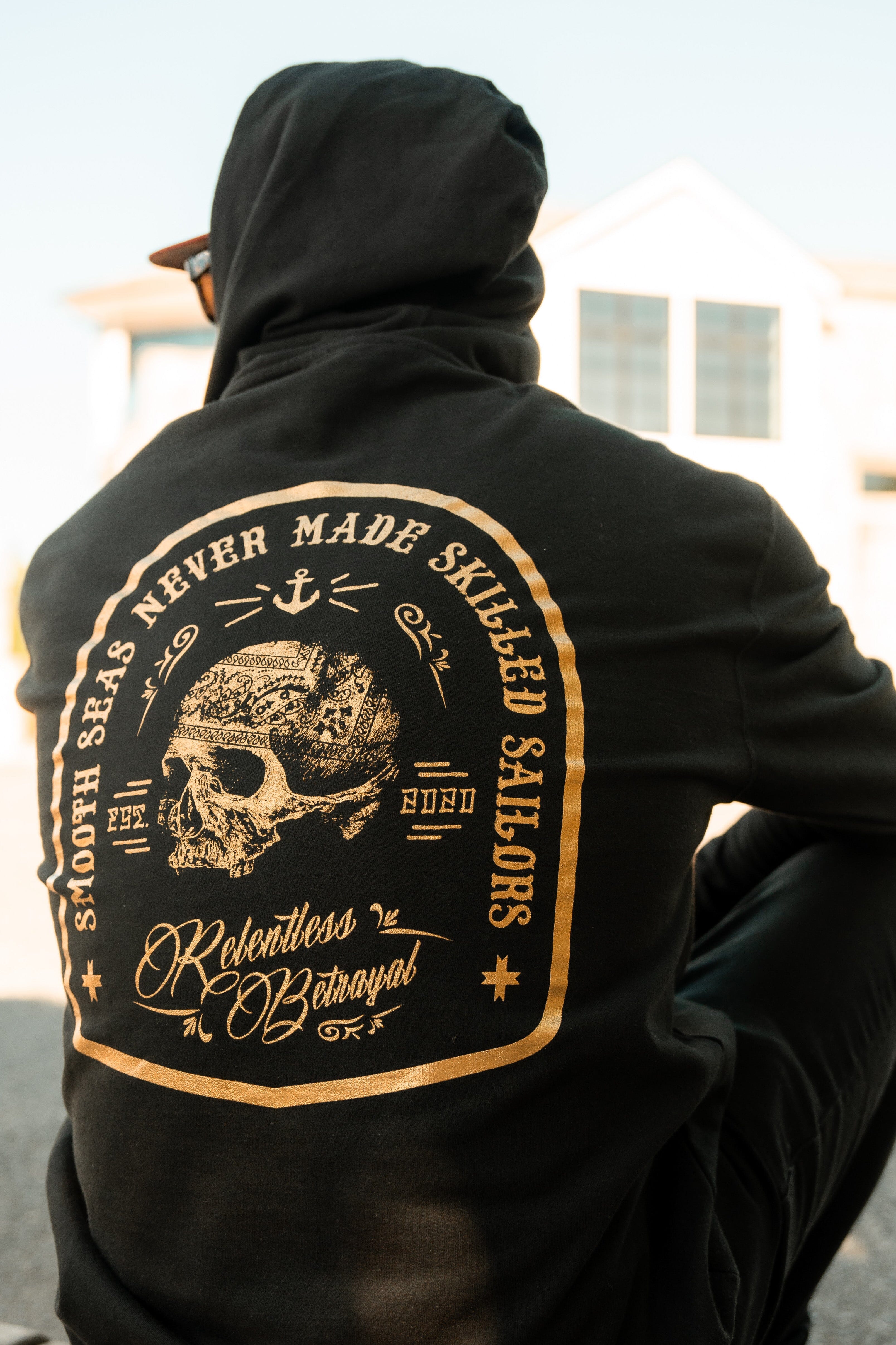 Skilled Sailor Gold Foil Hoodie
