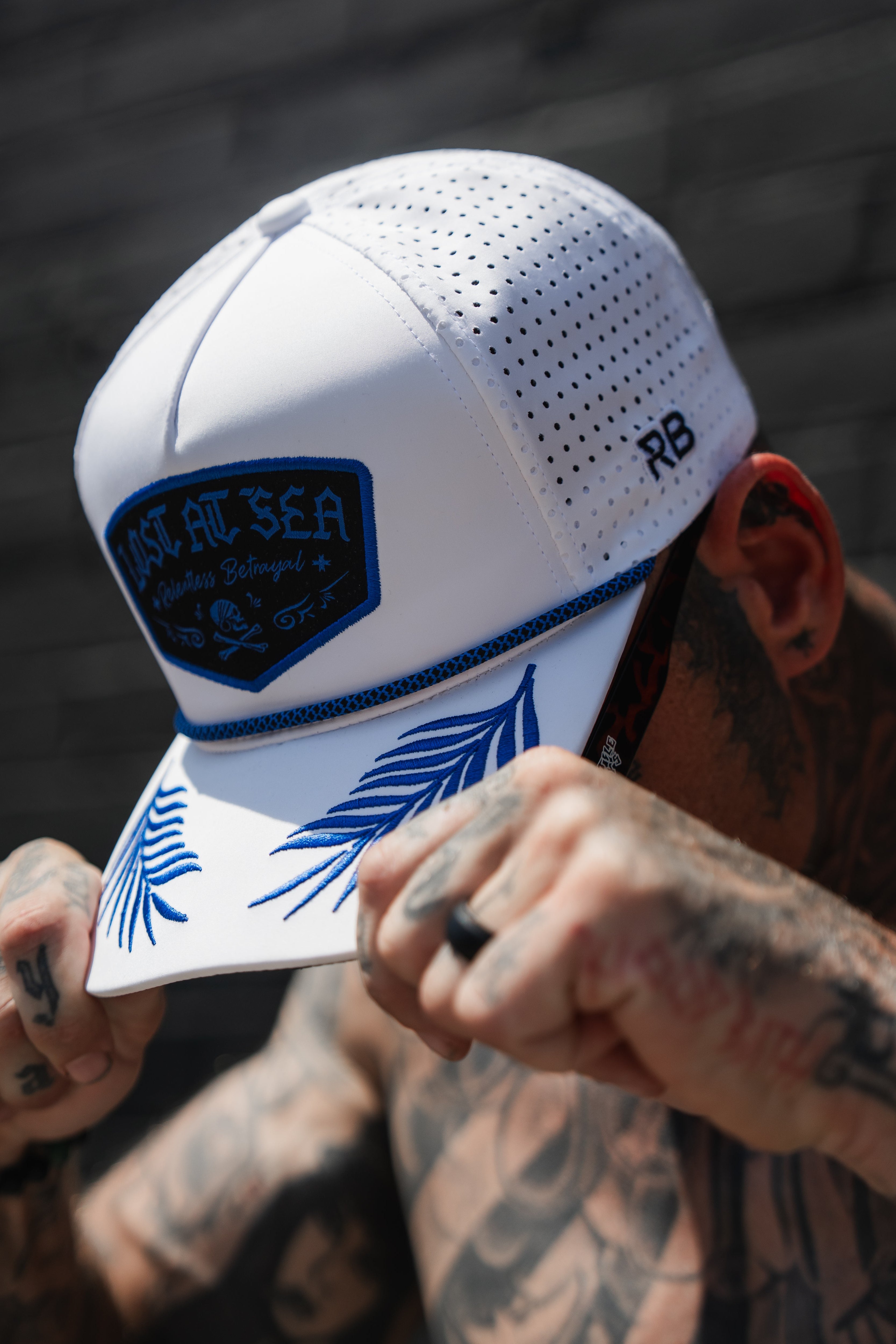 Lost At Sea WHITEOUT Snapback