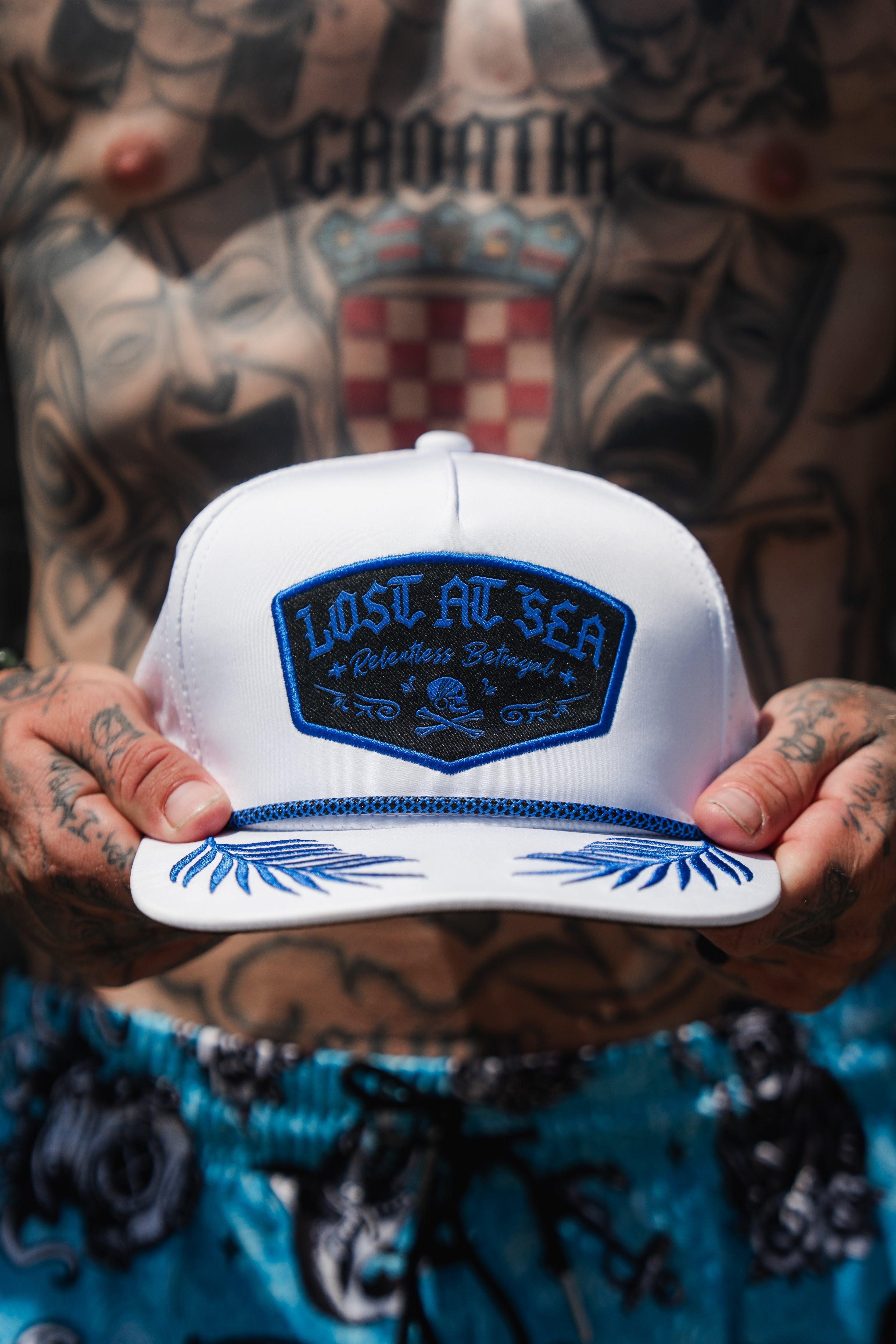 Lost At Sea WHITEOUT Snapback