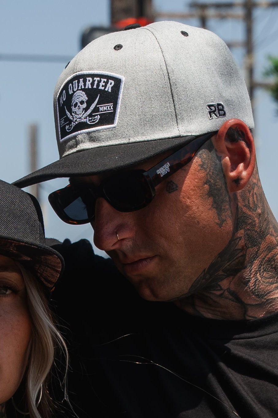 No Quarter Gray Snapback