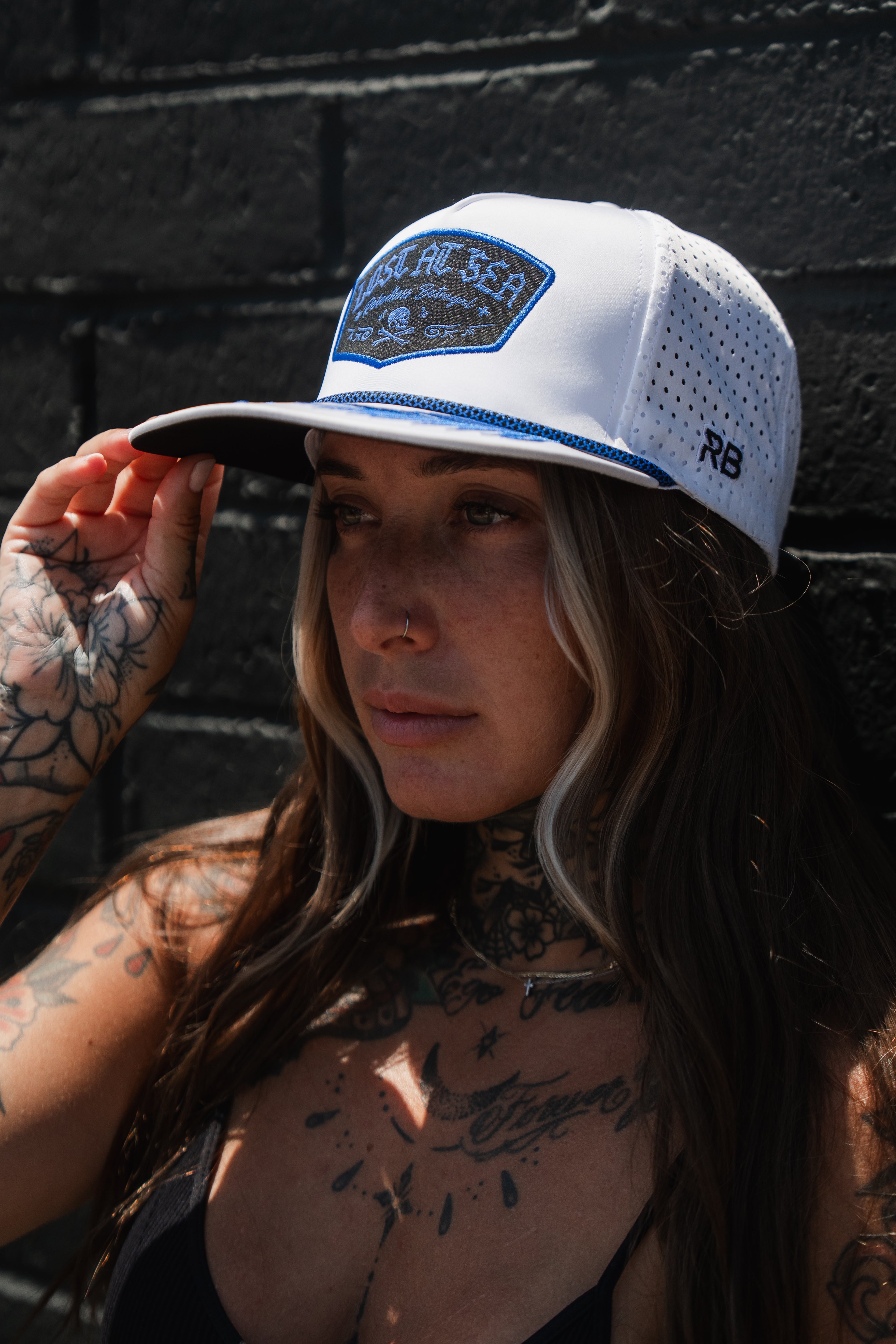 Lost At Sea WHITEOUT Snapback