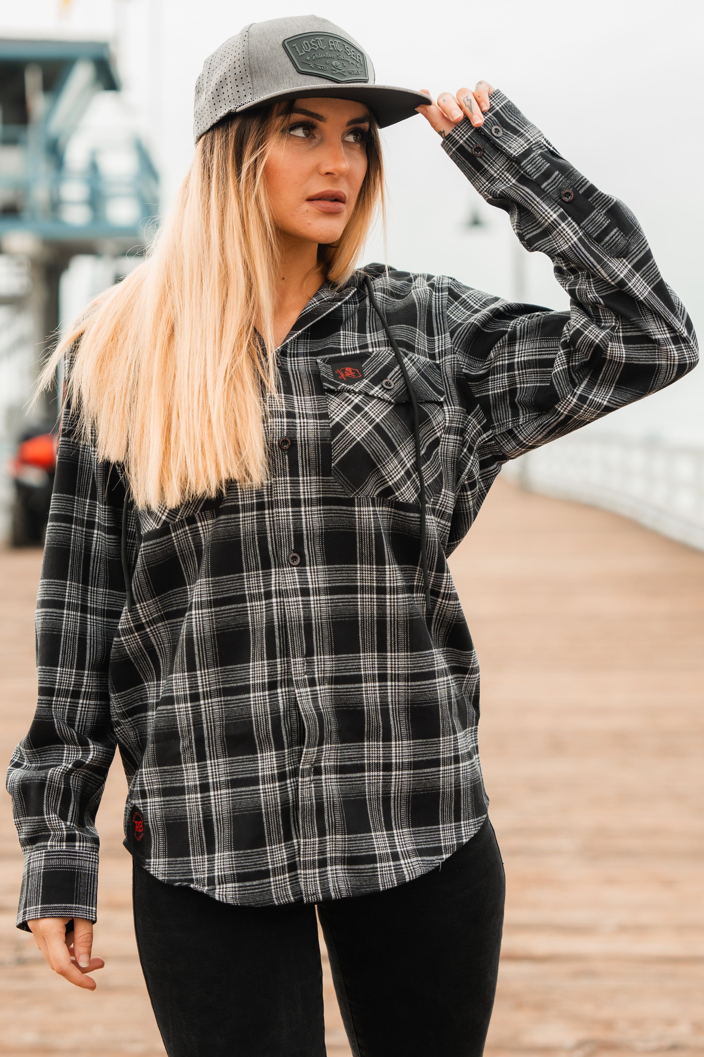 Black Flag Premium Hooded Flannel