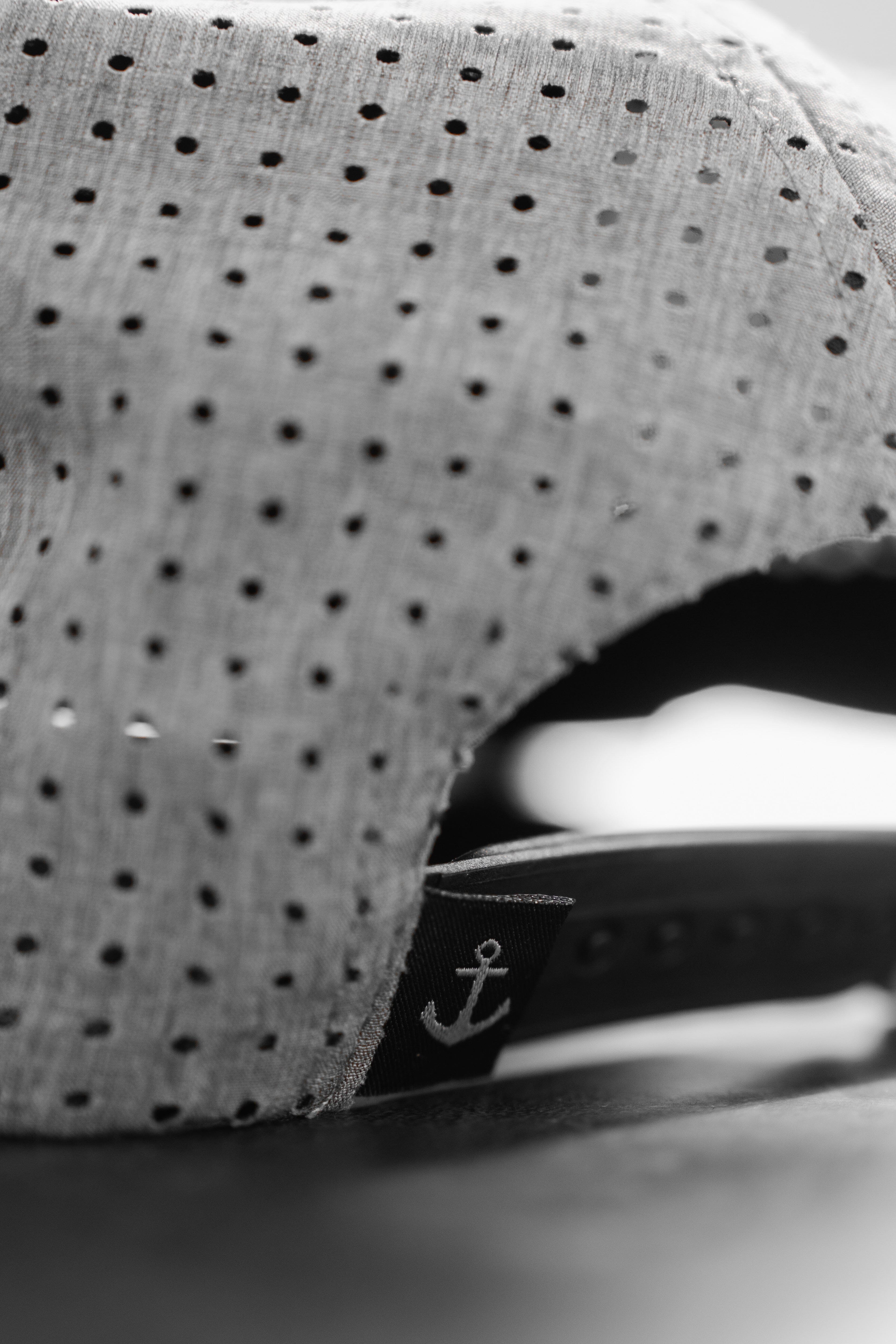 Lost At Sea Gunmetal PVC Snapback
