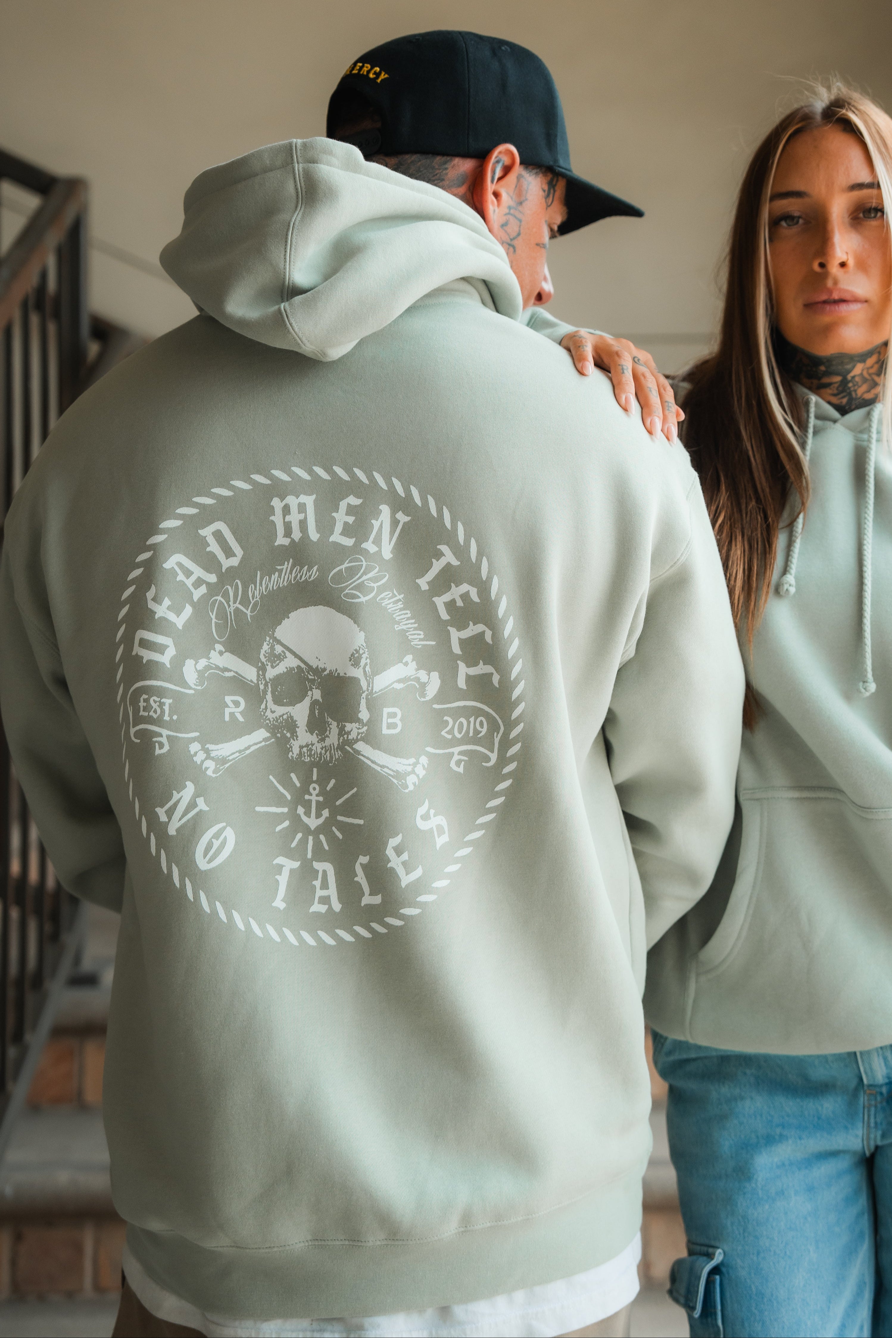 Tell No Tales Premium Sage Hoodie