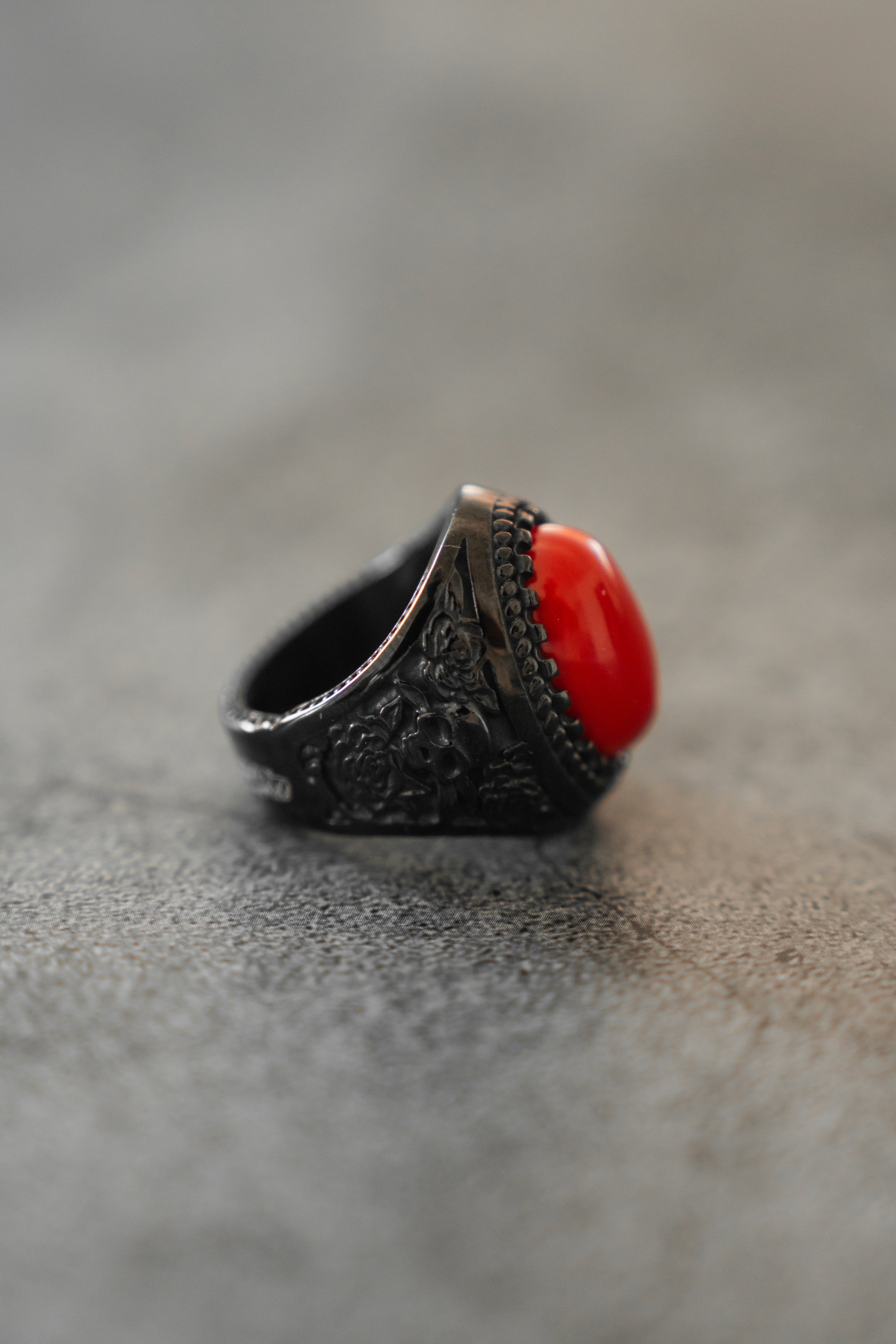 Burning Rose Blackout Ring