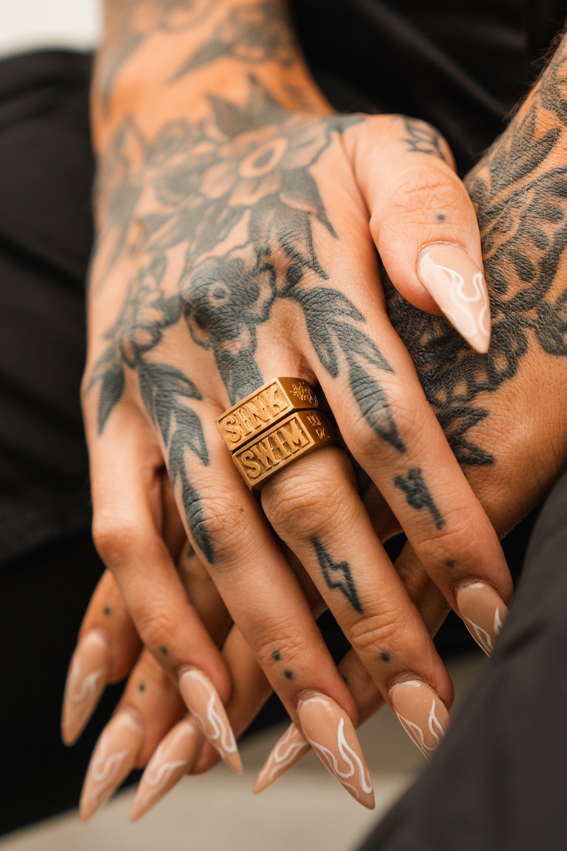 Gold Sink or Swim Rings