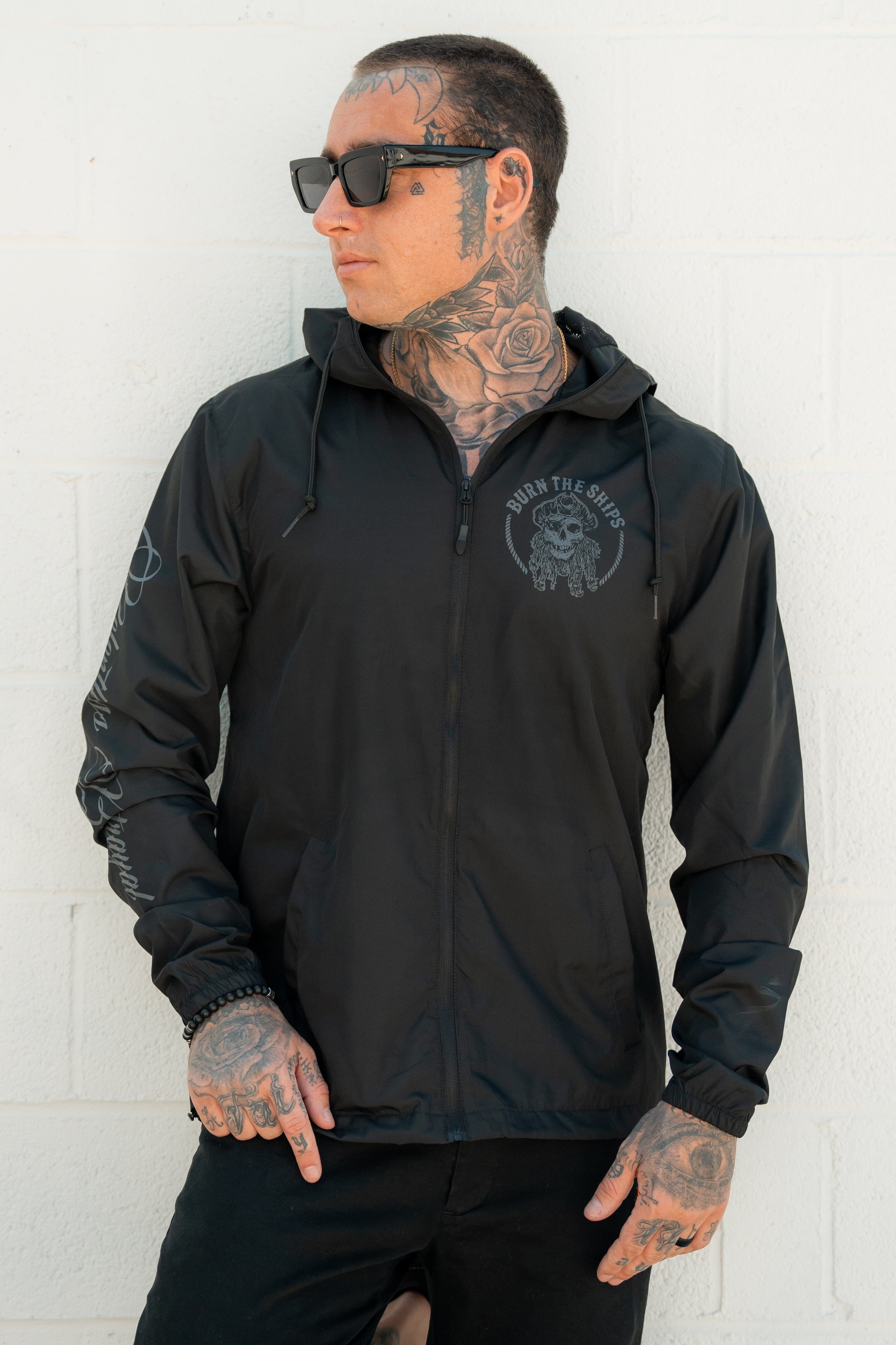 Burn The Ships Windbreaker Jacket