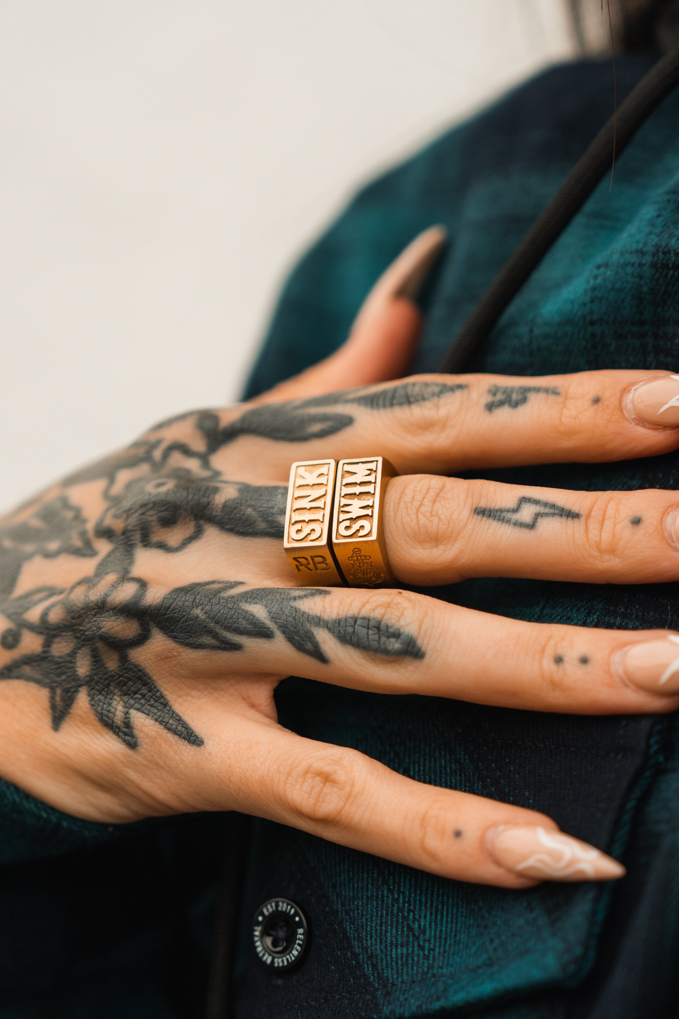 Gold Sink or Swim Rings