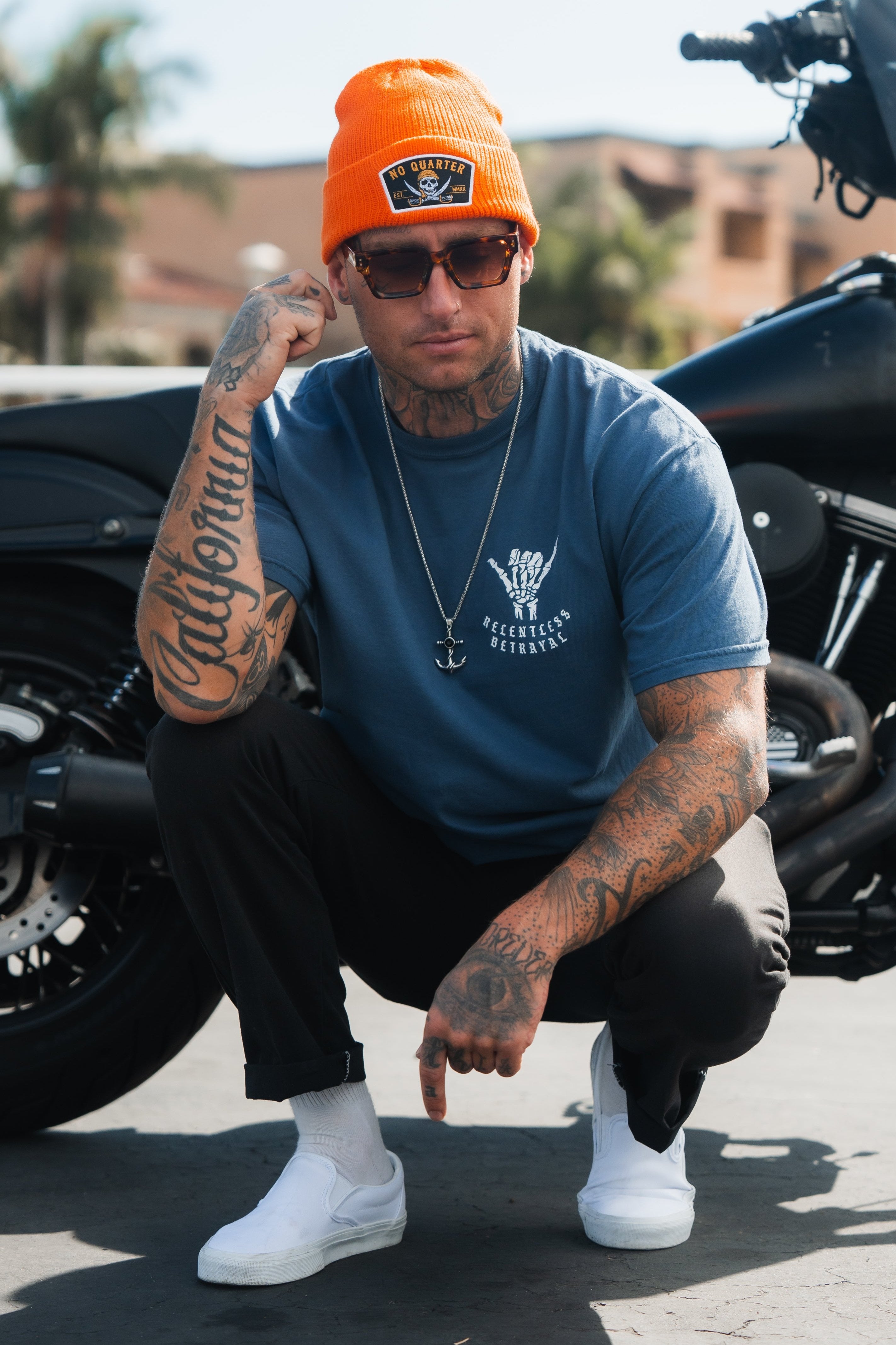 No Quarter Statement Beanie