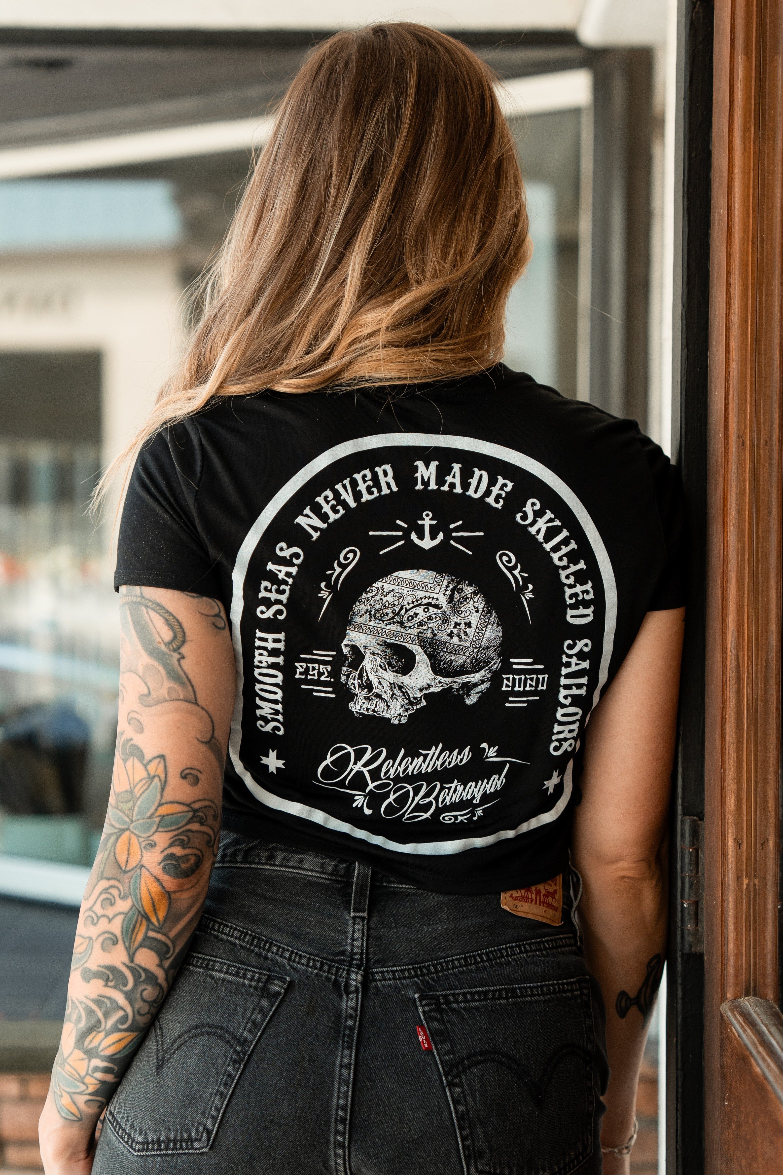 Skilled Sailor Crop Tee