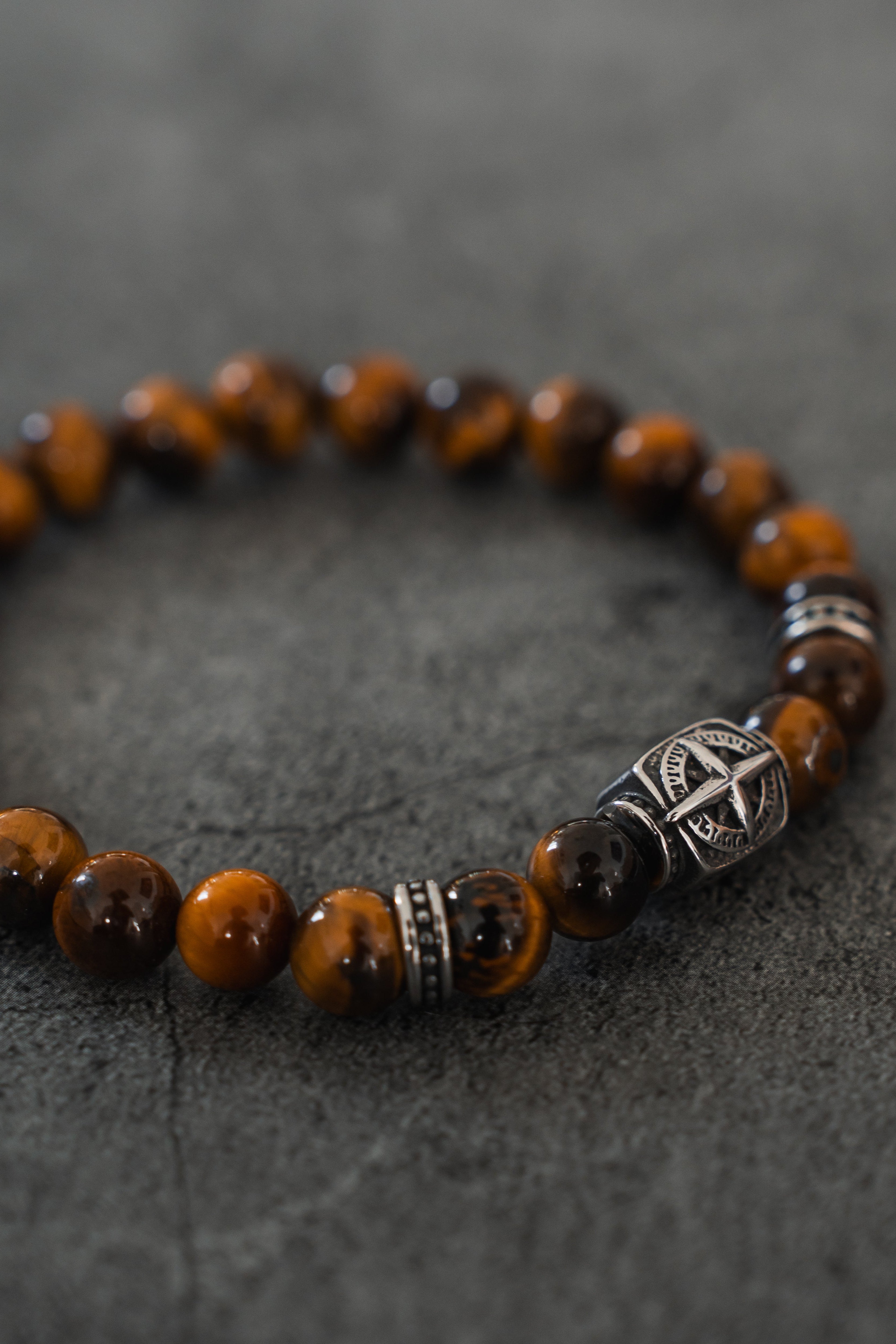 Polaris Tiger's Eye Bead Bracelet