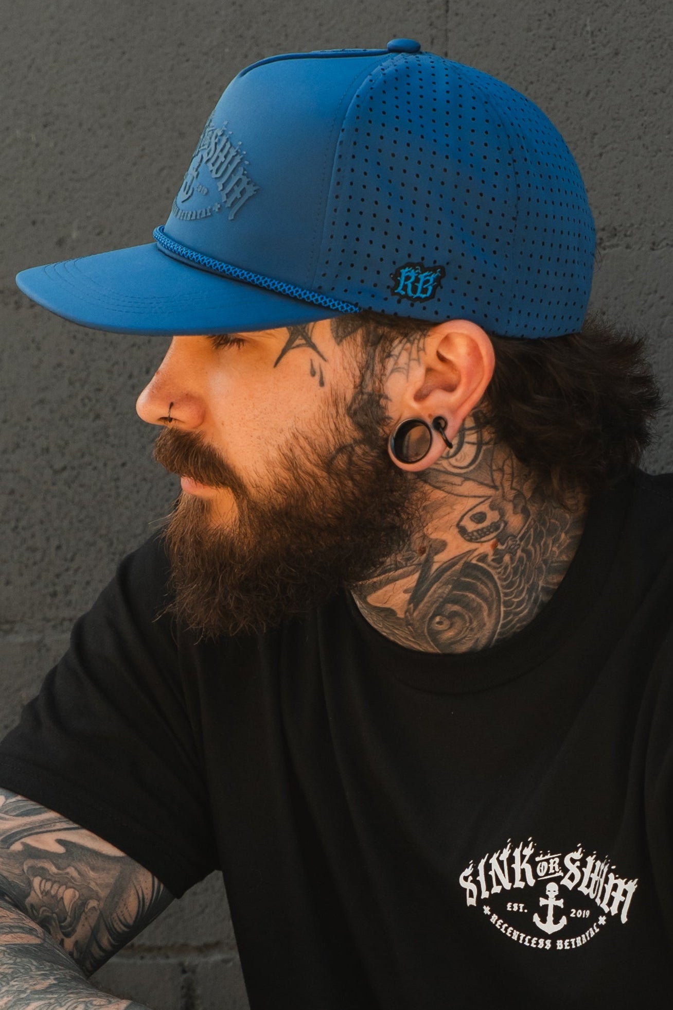 Dark Waters SOS Mute PVC Snapback