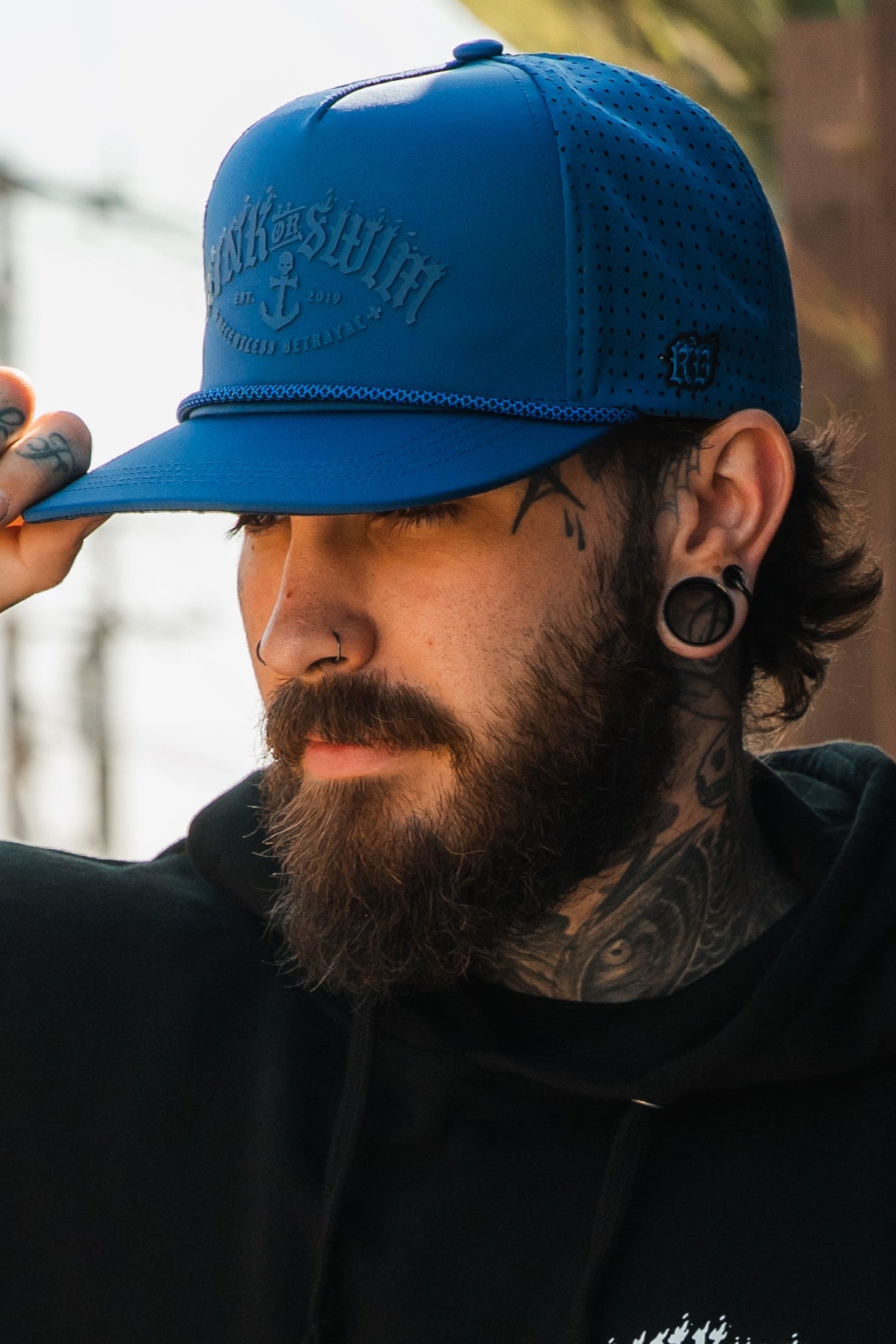 Dark Waters SOS Mute PVC Snapback