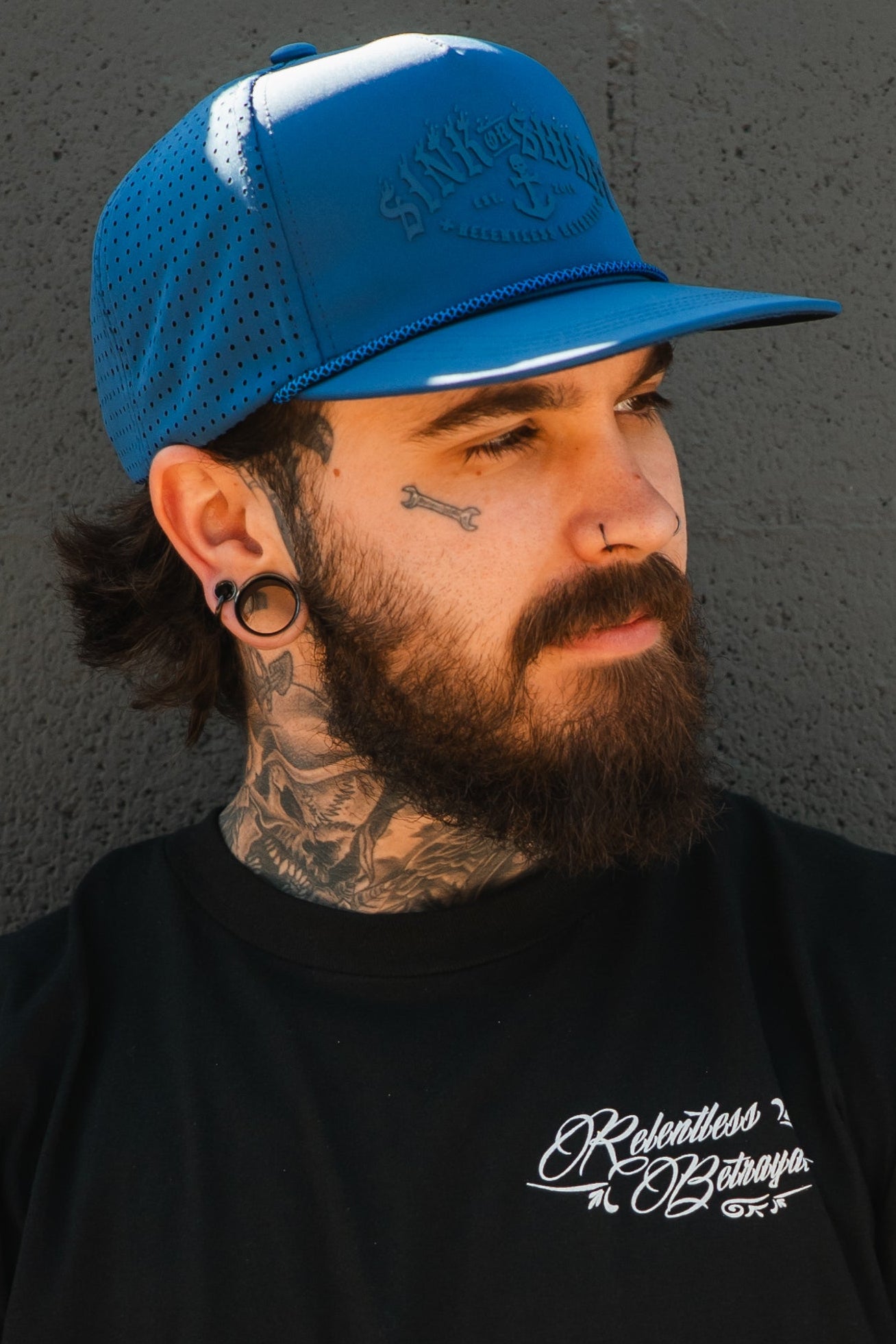 Dark Waters SOS Mute PVC Snapback