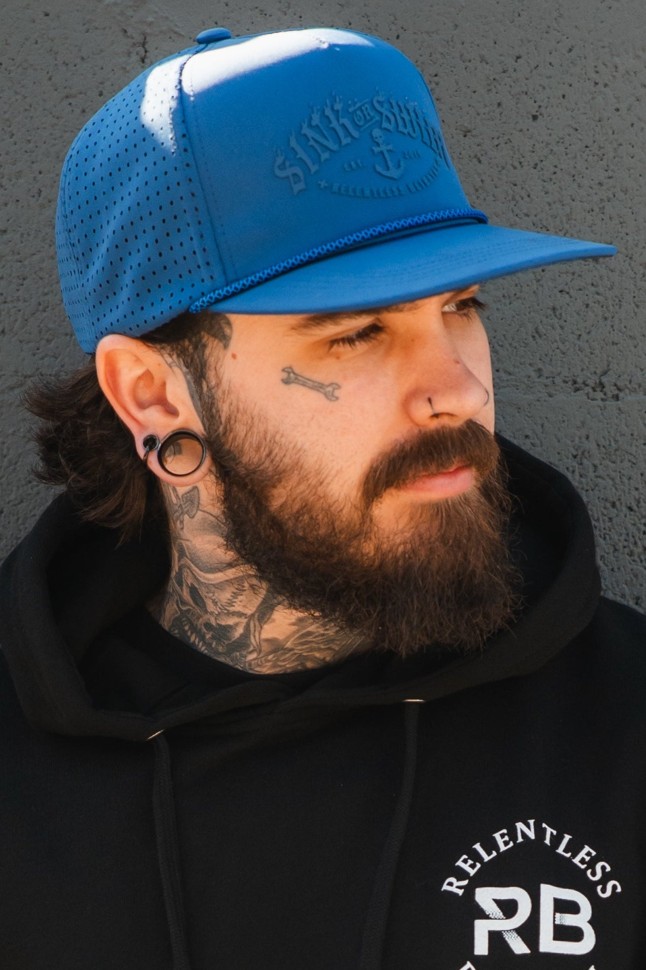 Dark Waters SOS Mute PVC Snapback