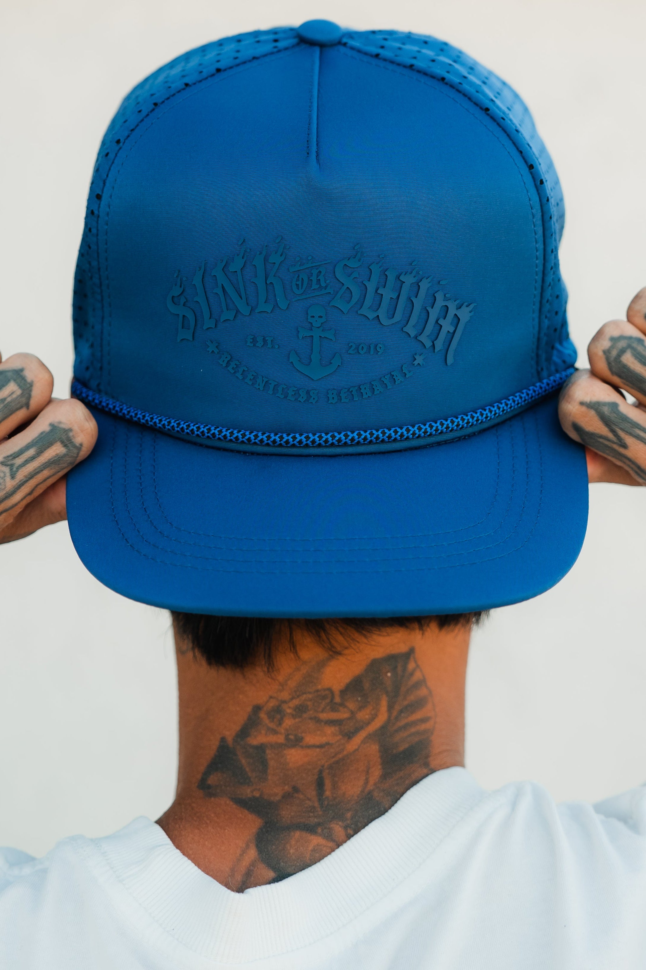 Dark Waters SOS Mute PVC Snapback