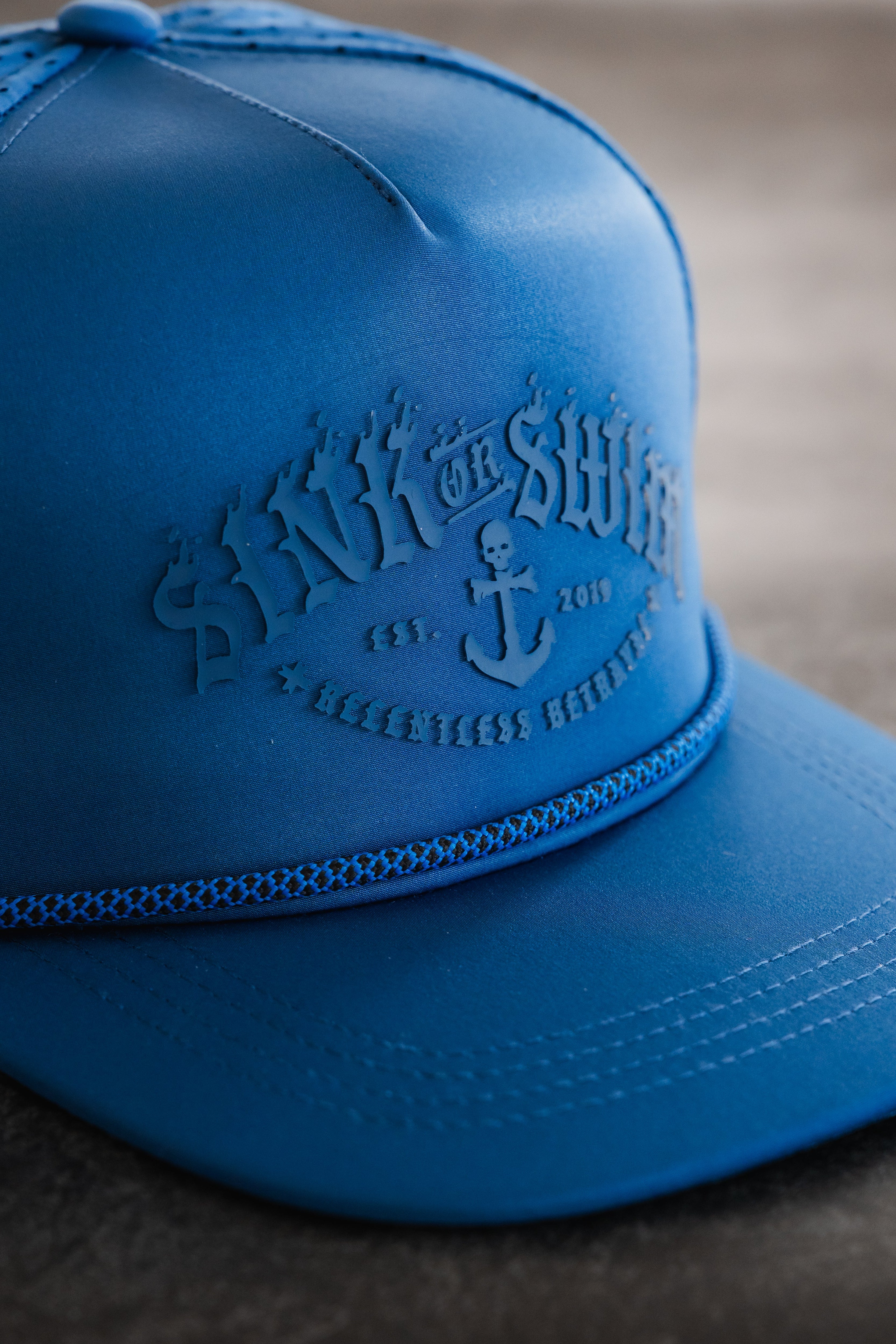 Dark Waters SOS Mute PVC Snapback