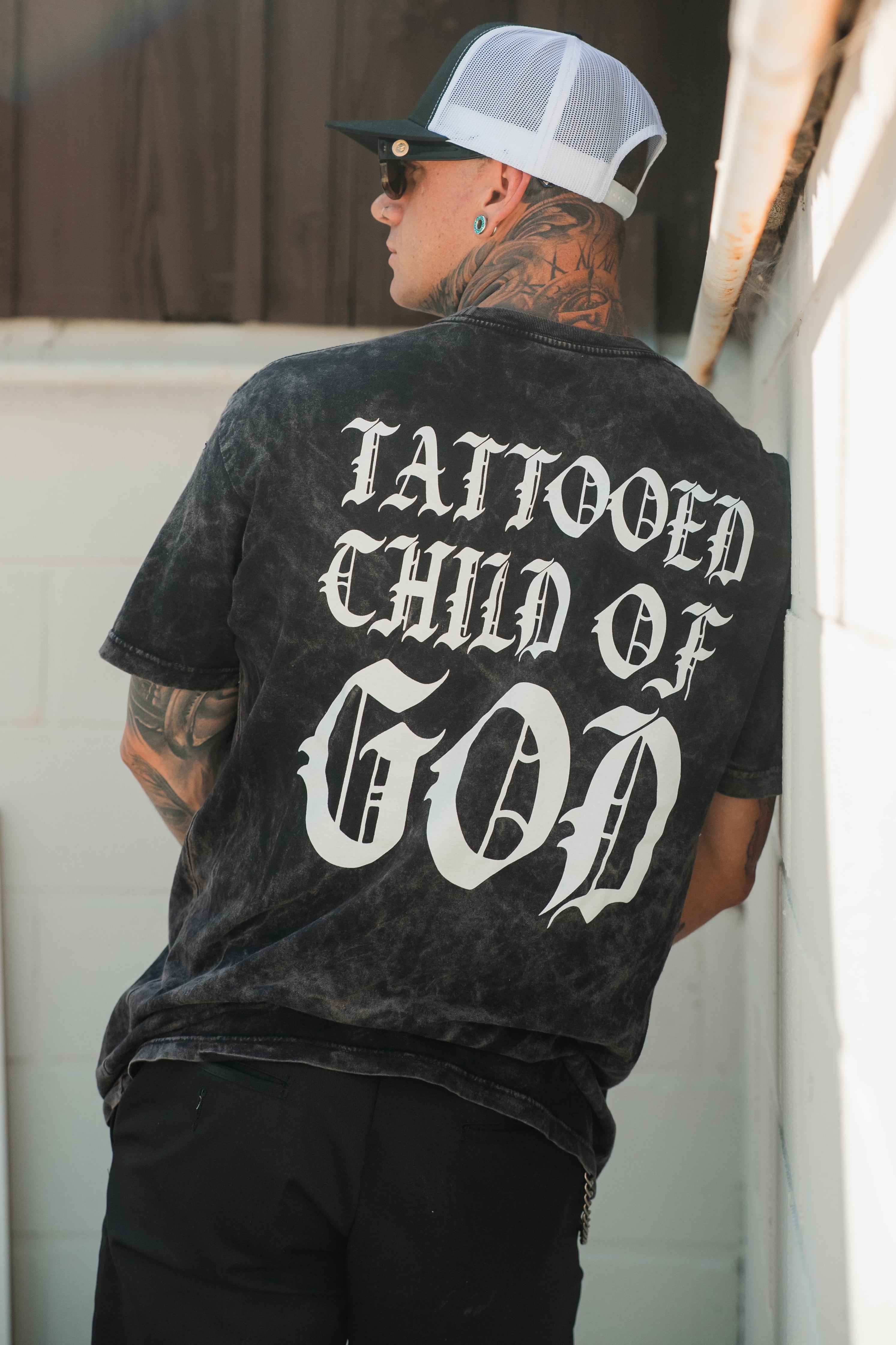 Tattooed Child of God Premium Mineral Wash T-Shirt