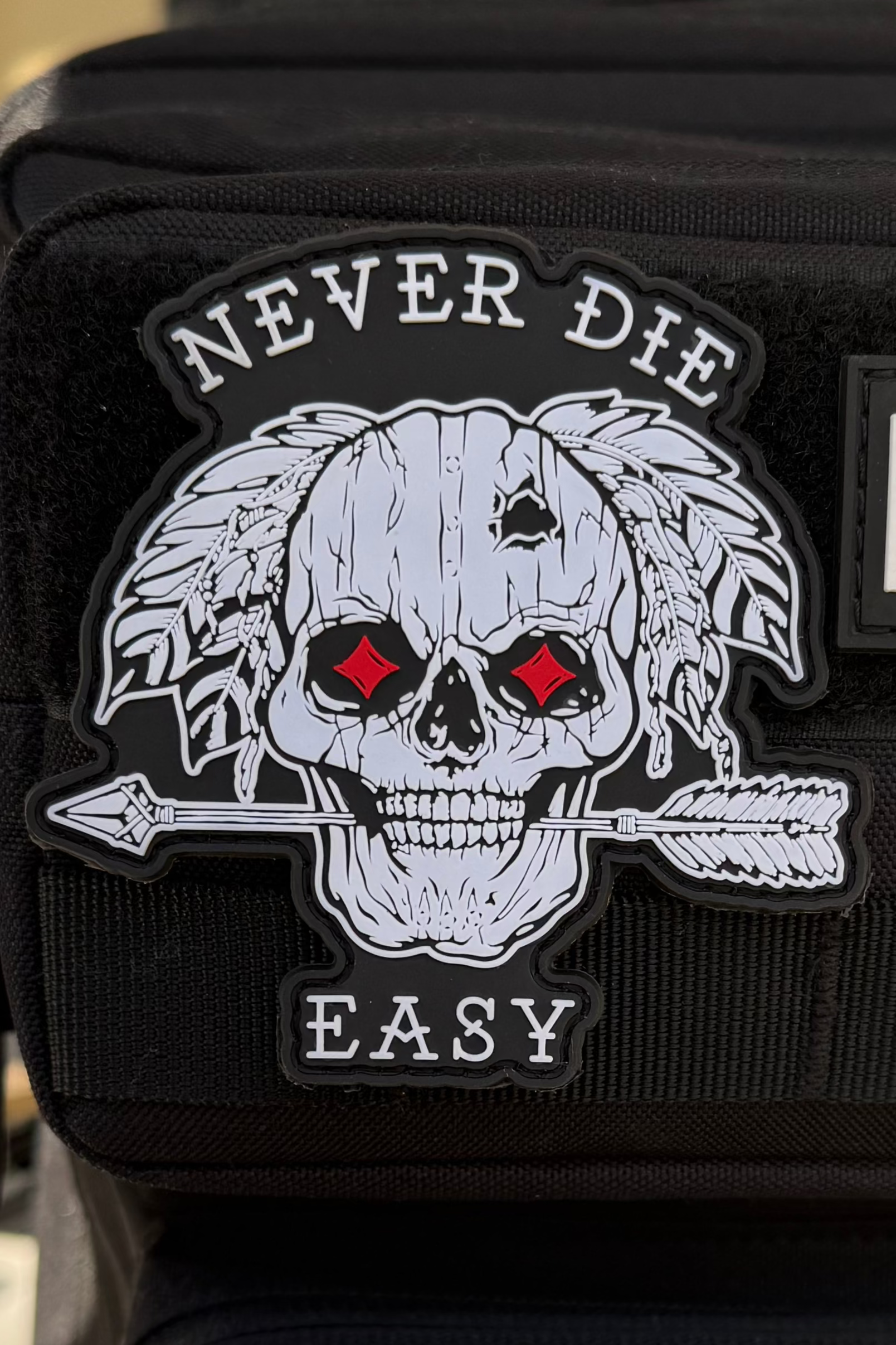 Never Die Easy PVC Patch