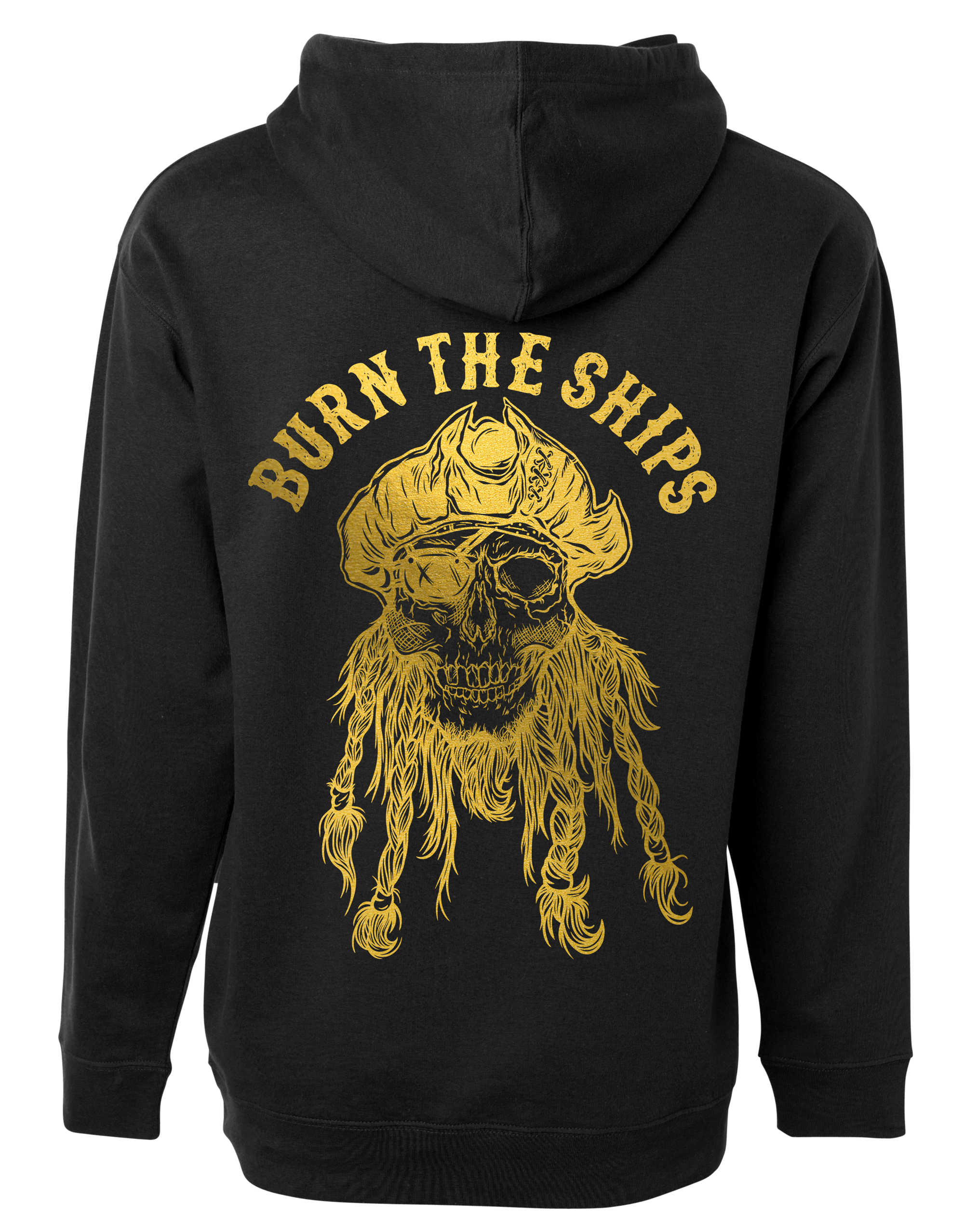 Burn The Ships Gold Foil Hoodie