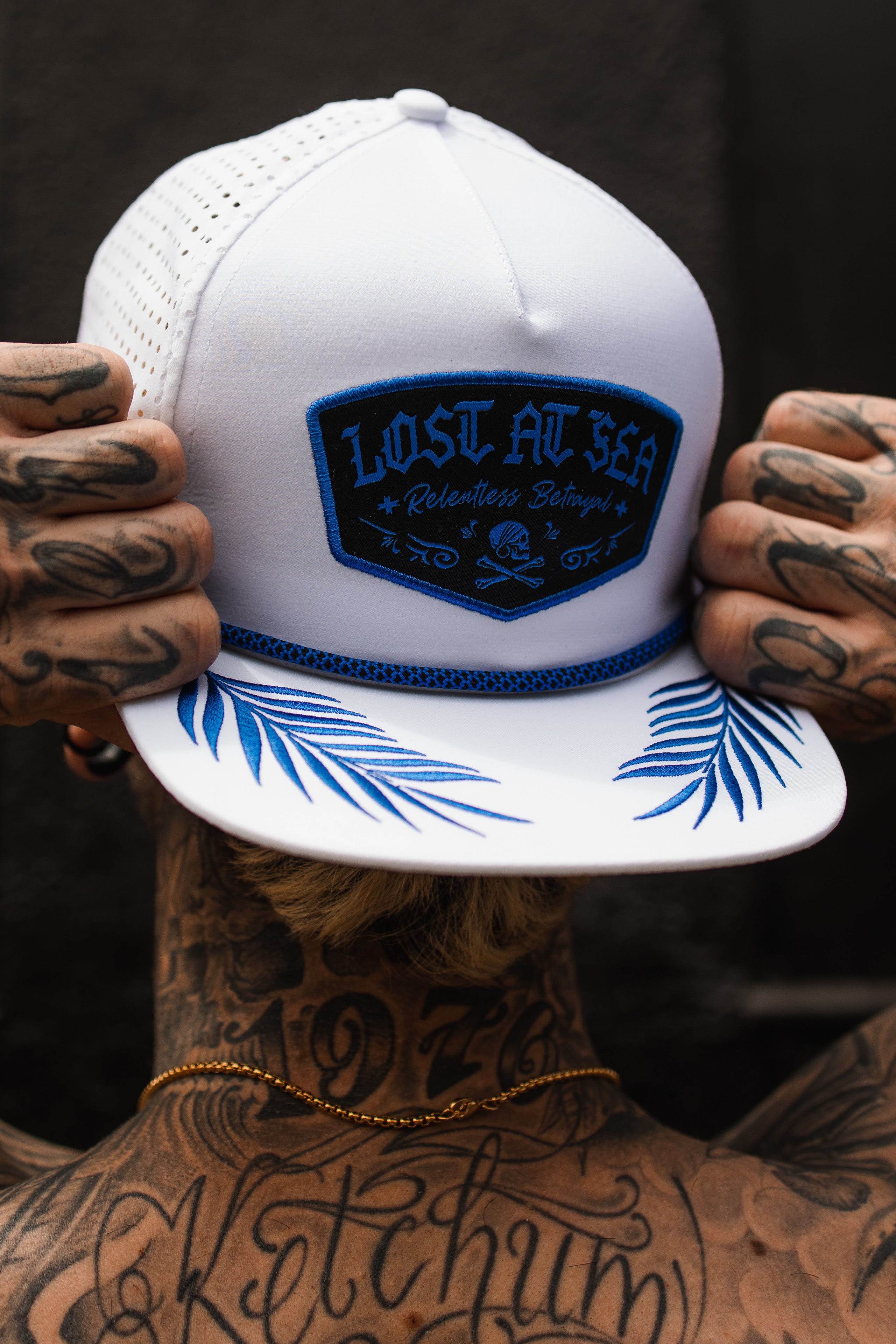 Lost At Sea WHITEOUT Snapback
