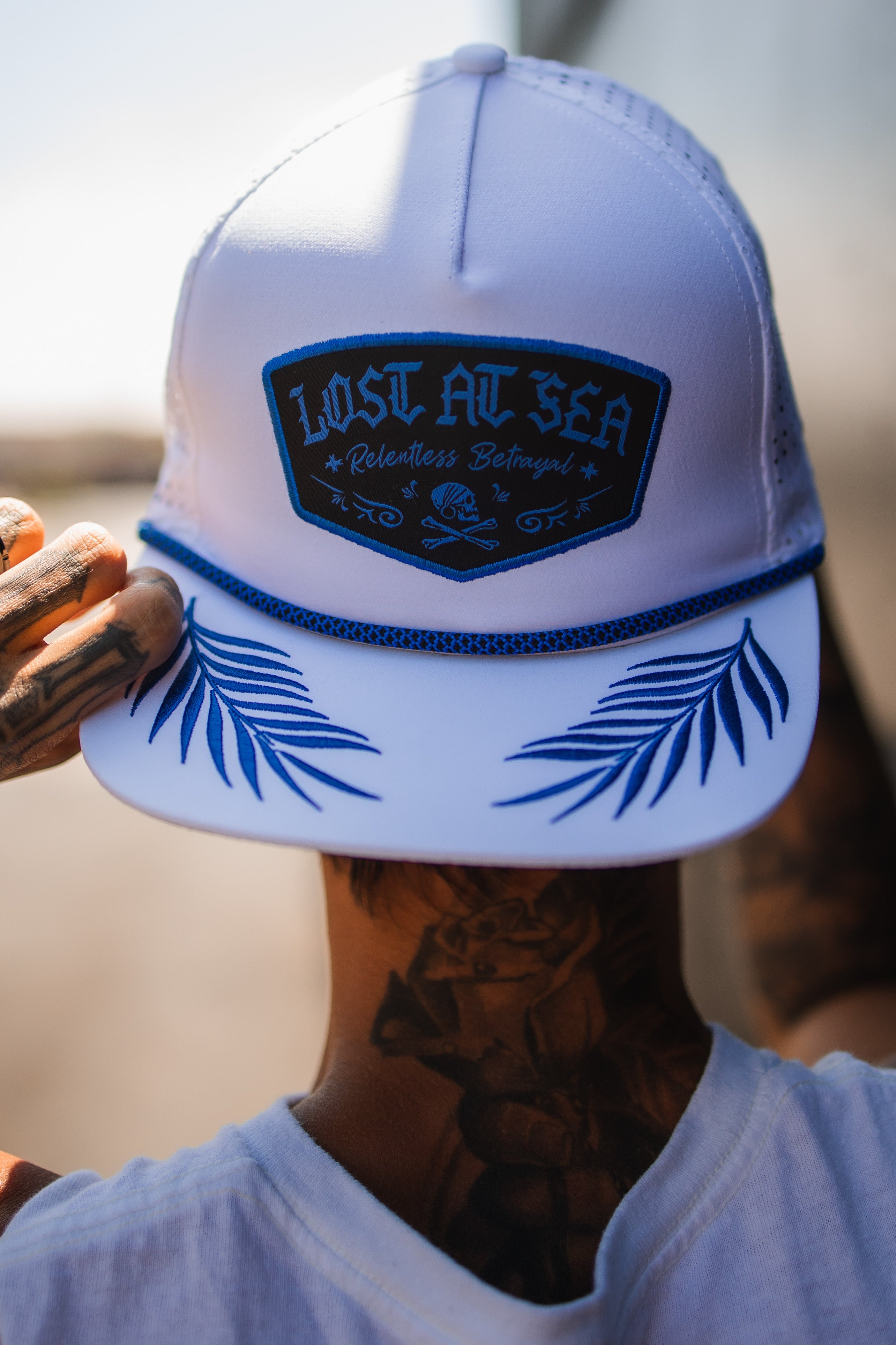 Lost At Sea WHITEOUT Snapback