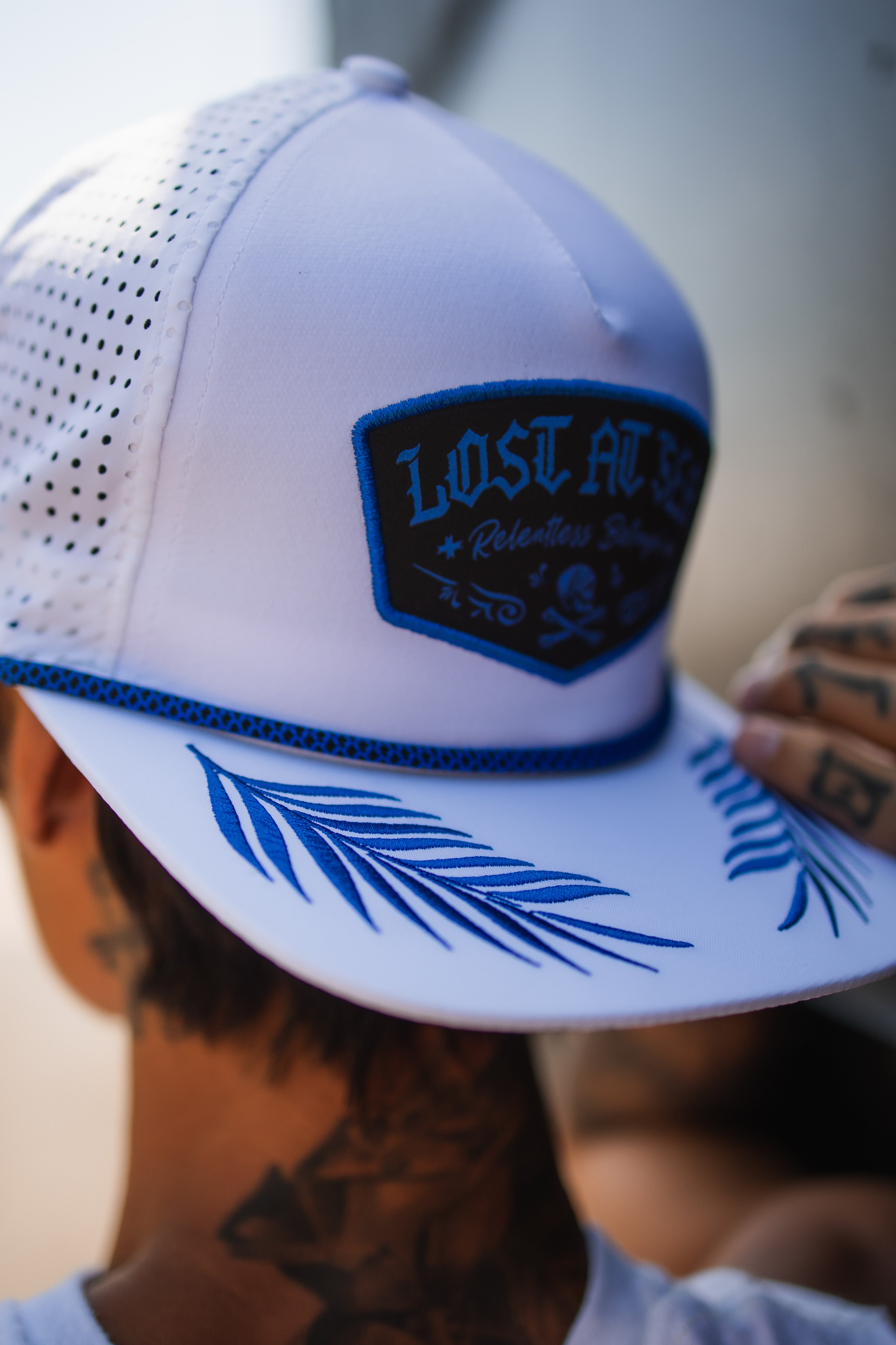 Lost At Sea WHITEOUT Snapback