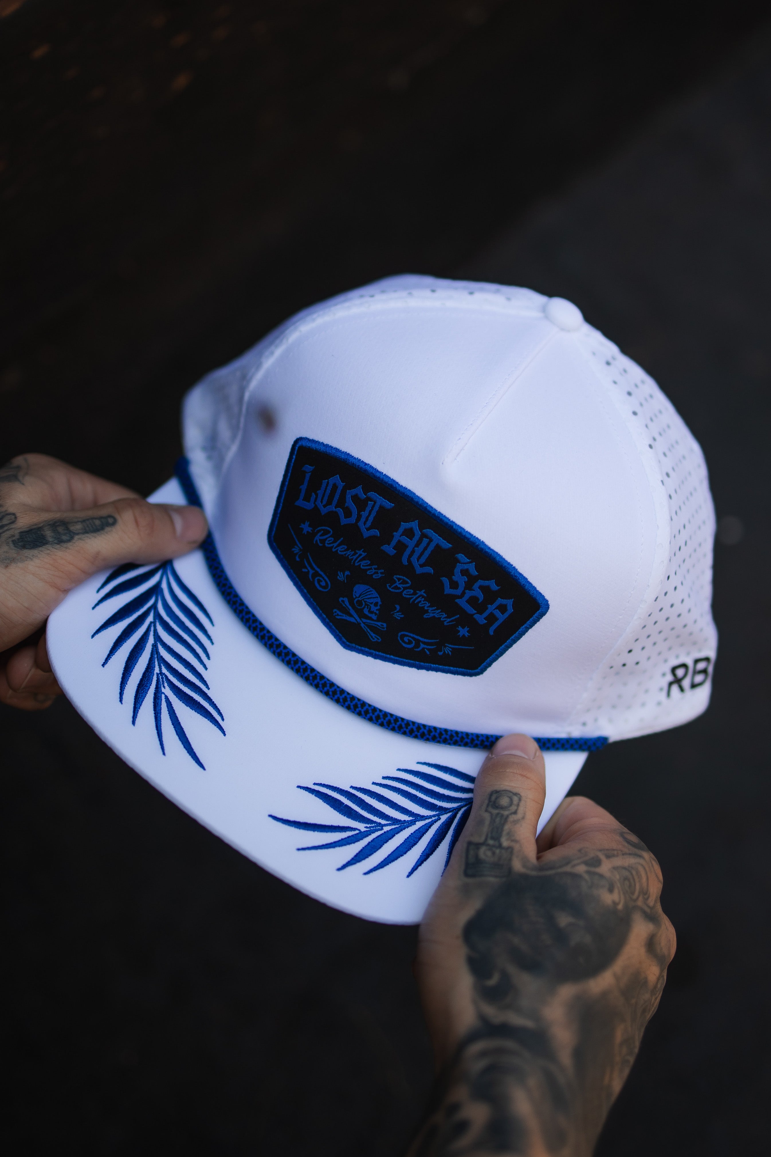 Lost At Sea WHITEOUT Snapback