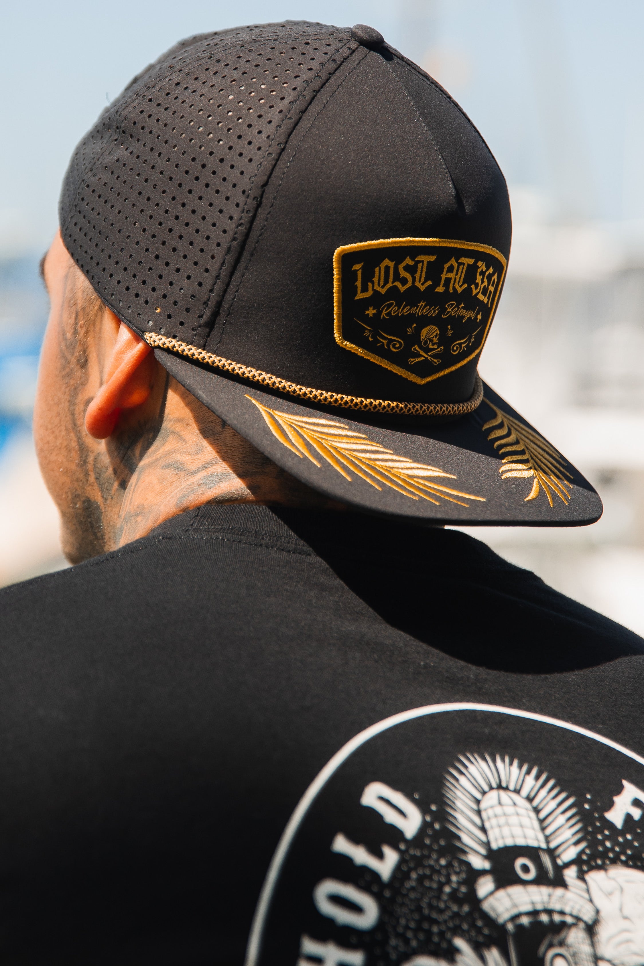 Lost At Sea BLACKOUT Snapback
