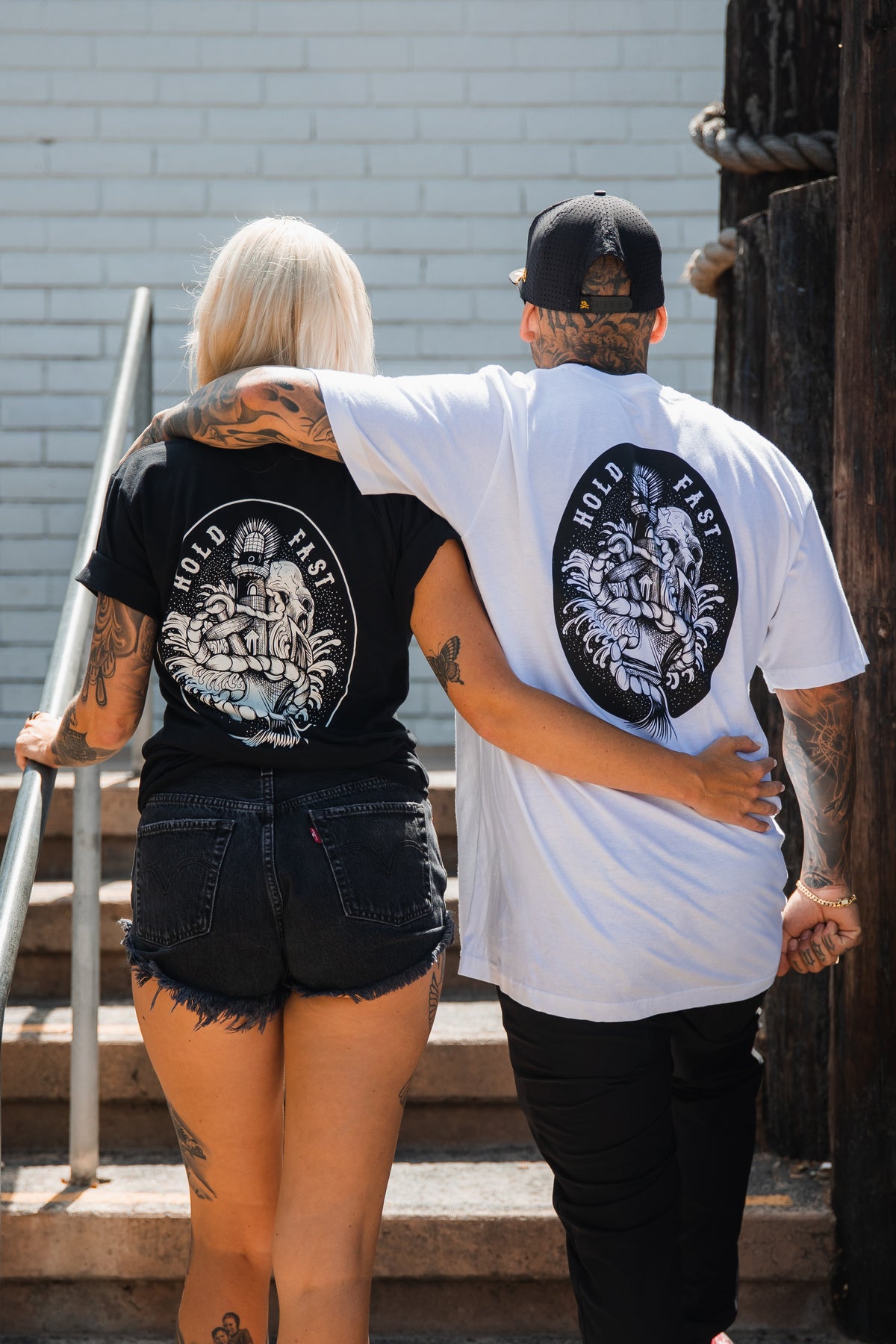 Hold Fast White T-Shirt