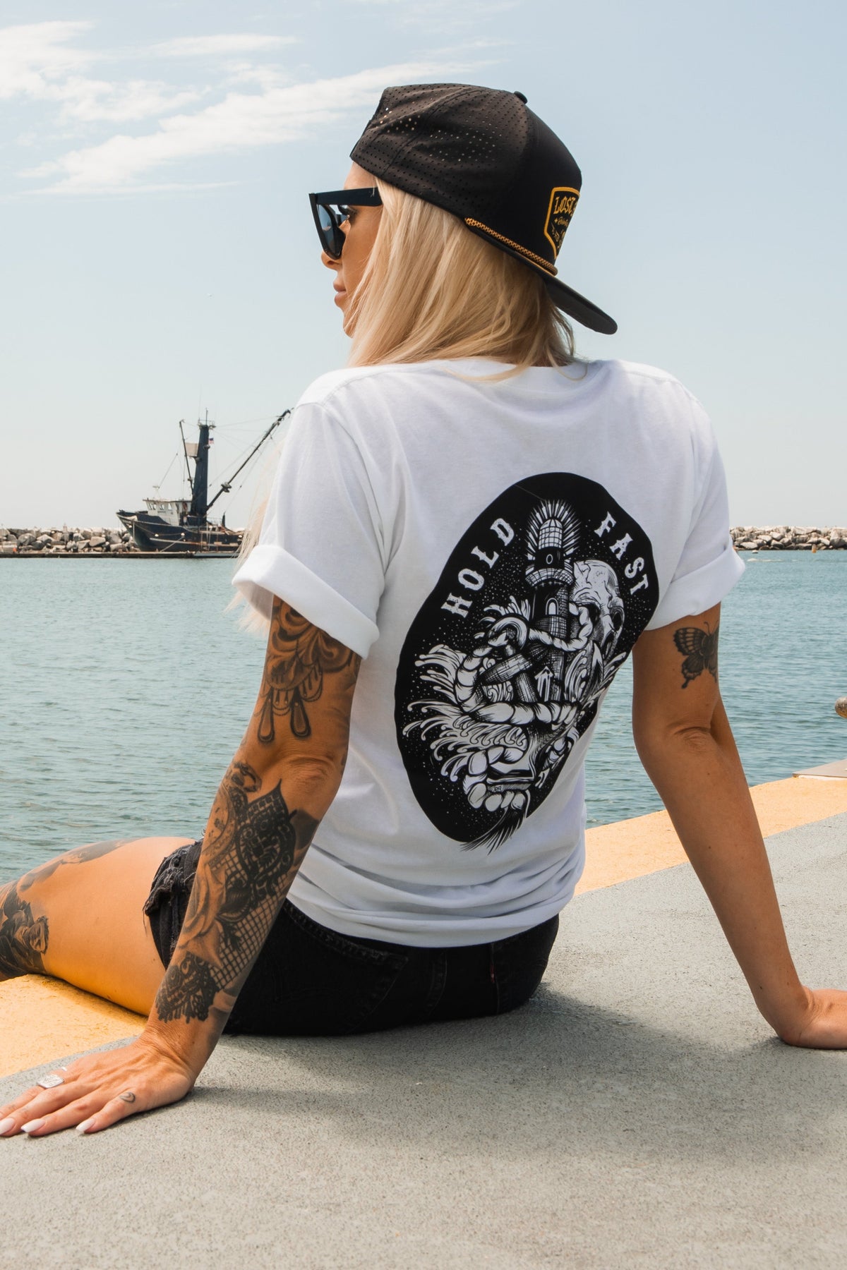 Hold Fast White T-Shirt