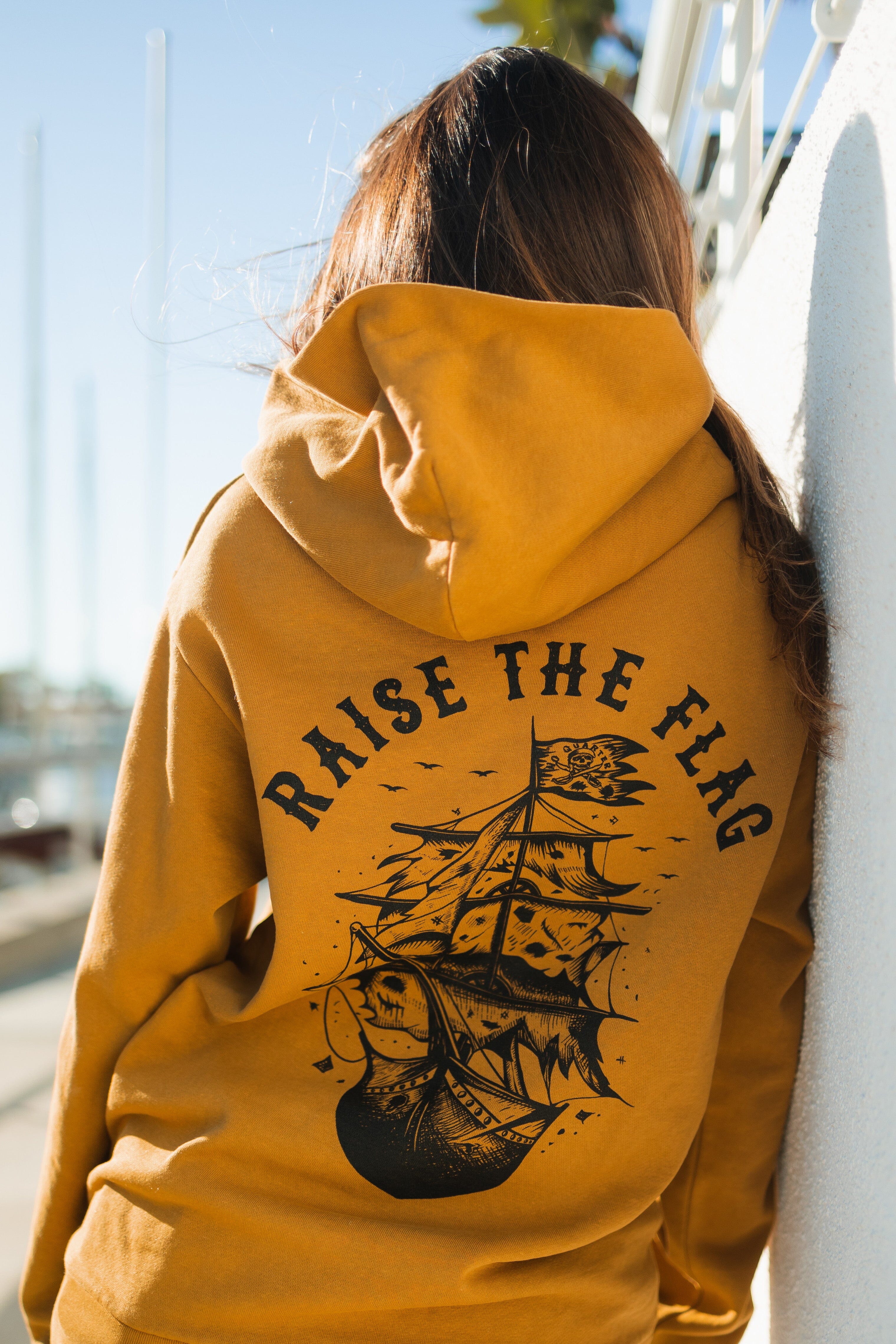 Raise the Flag Premium Toast Hoodie