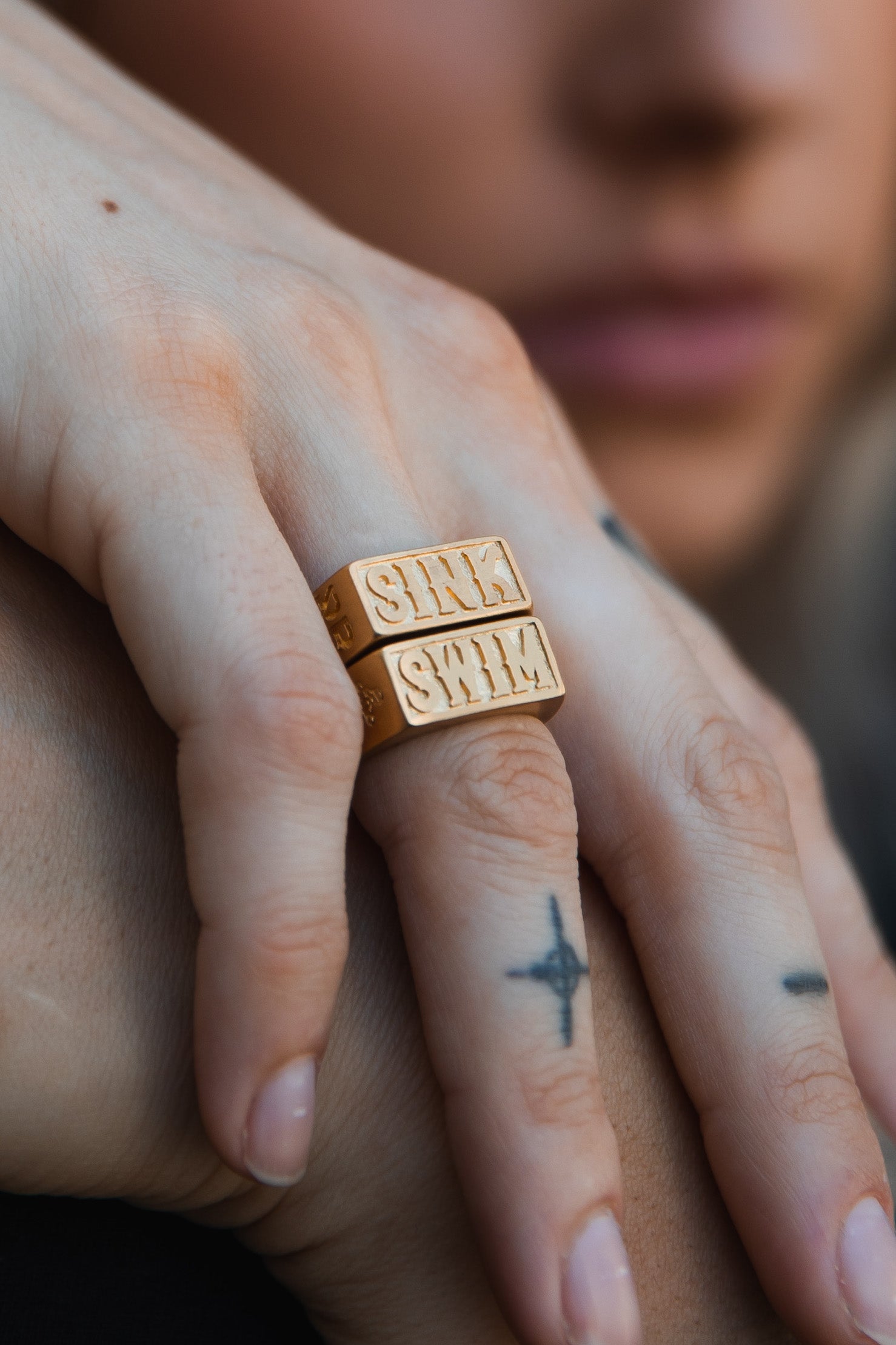 Gold Sink or Swim Rings