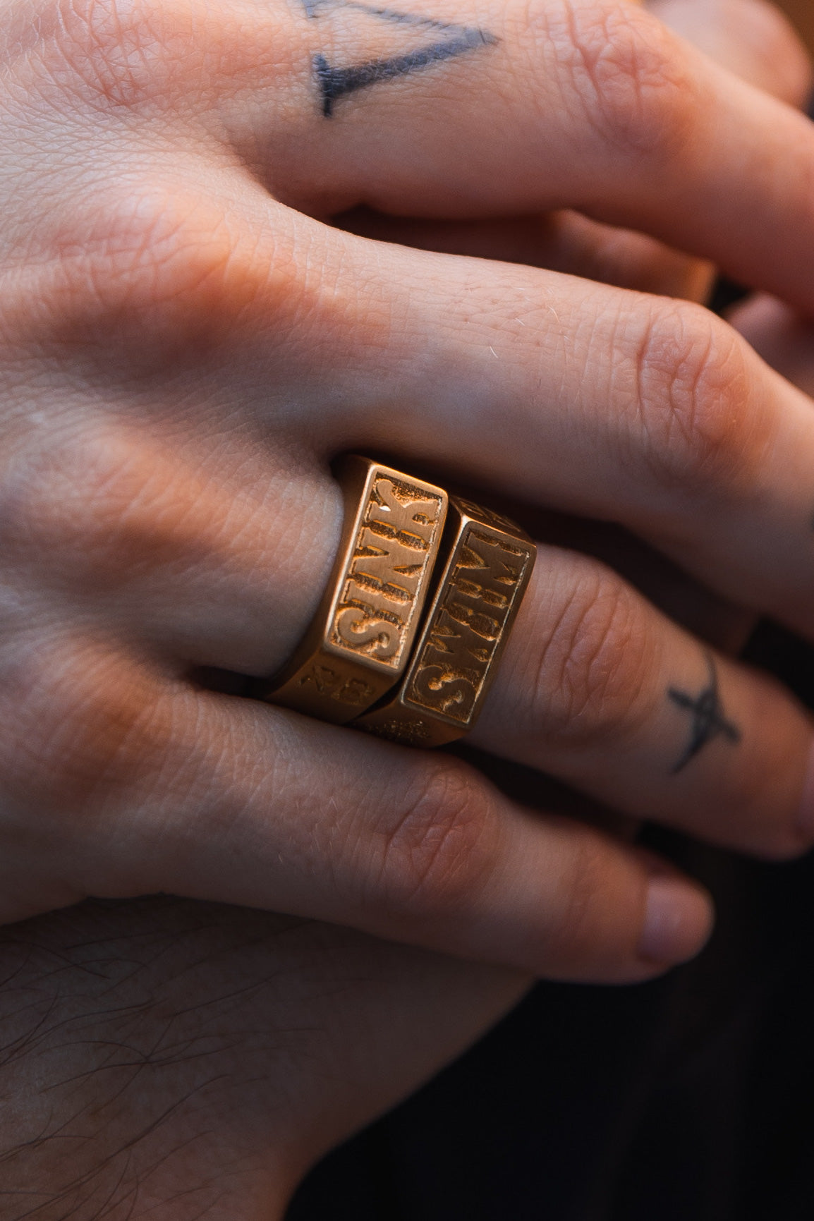 Gold Sink or Swim Rings